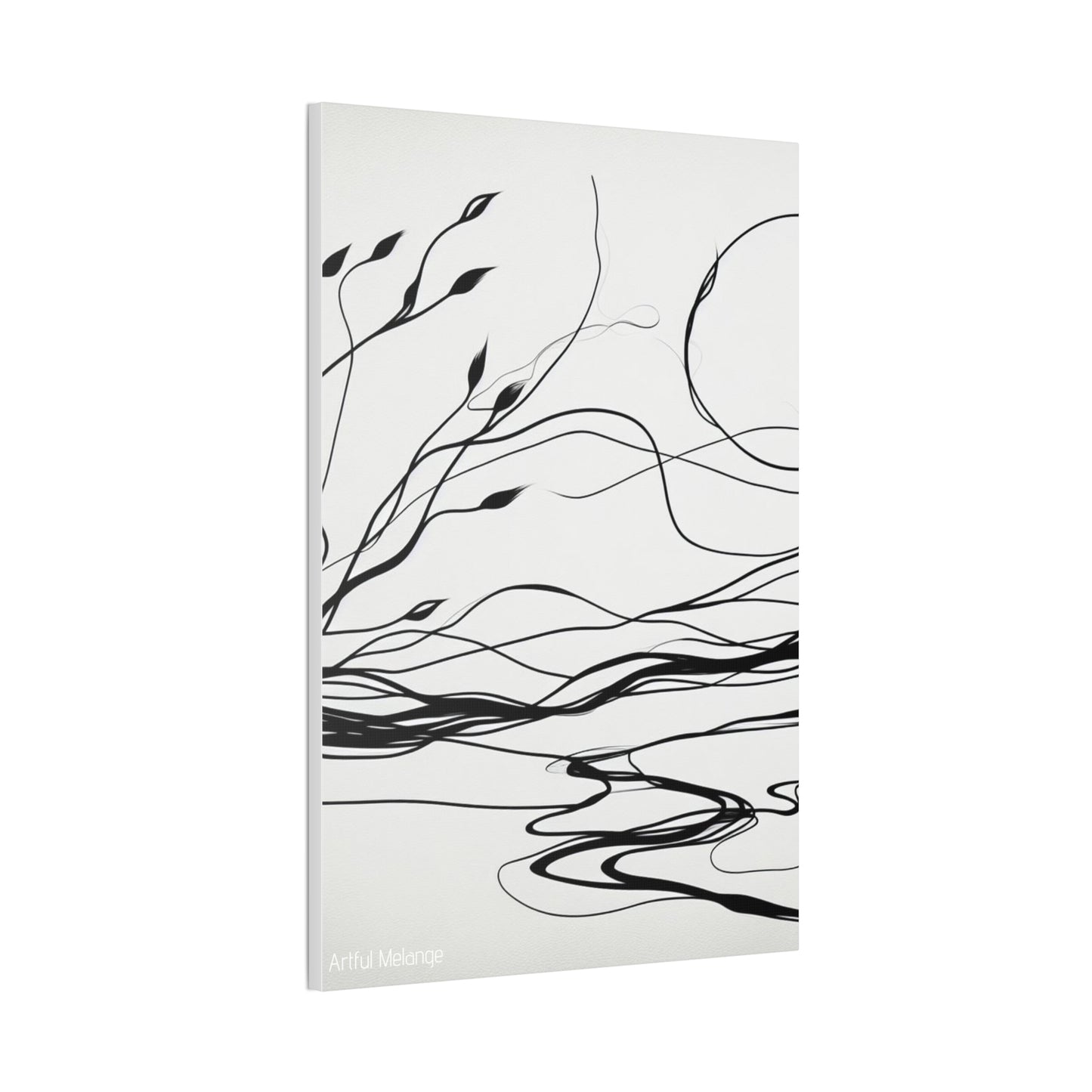 Primary Elegance: A Symphony of Sophistication Canvas Print