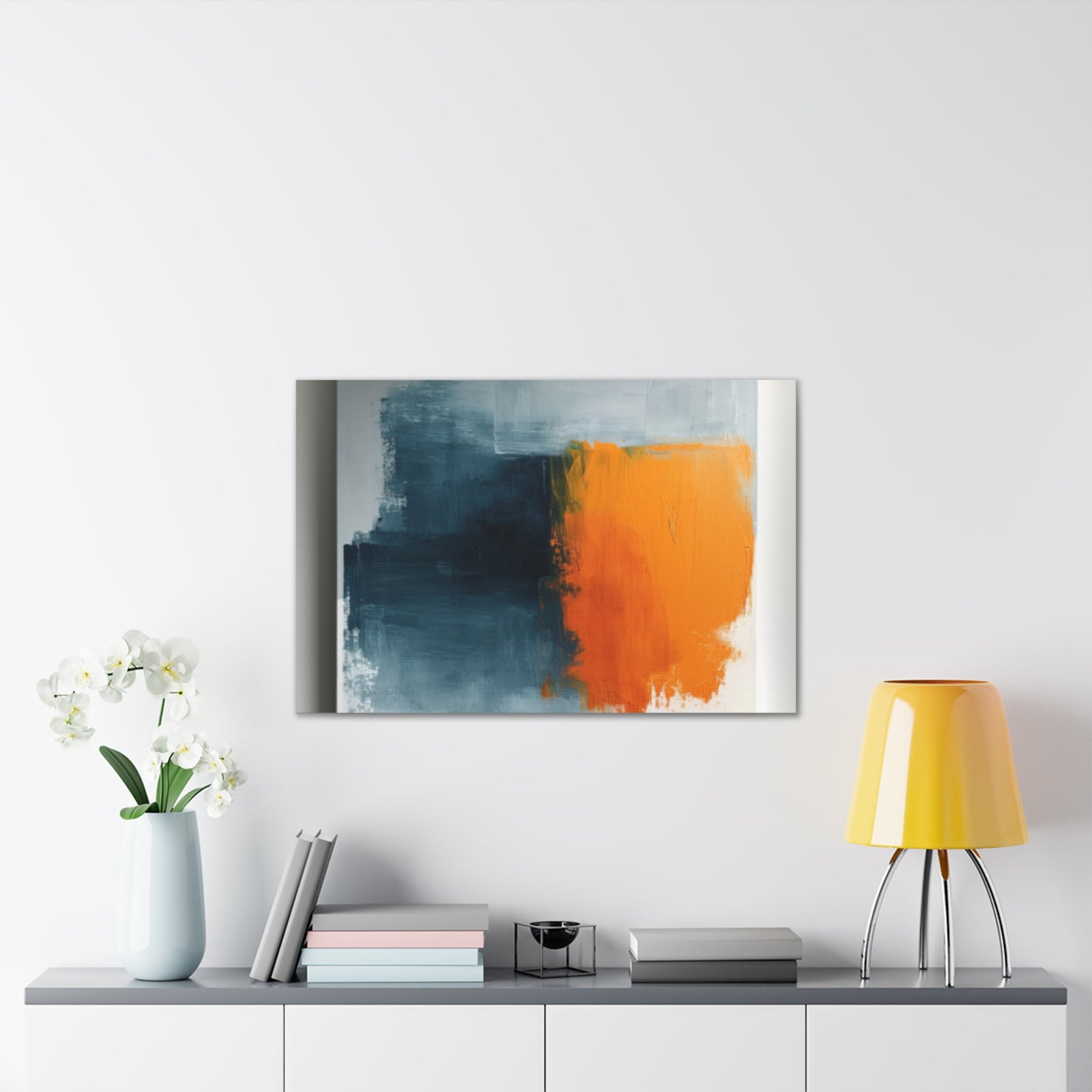 Primary Elegance: A Symphony of Sophistication Canvas Print