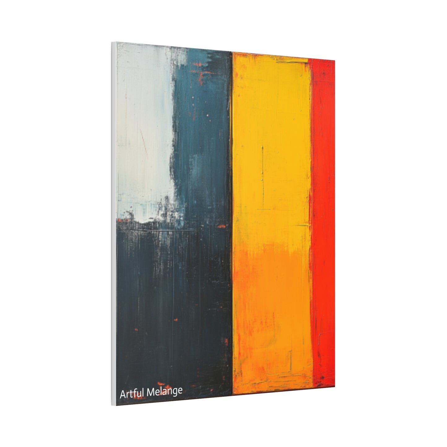 Acrylic Abstract Canvas Print - Richly Textured Artistry