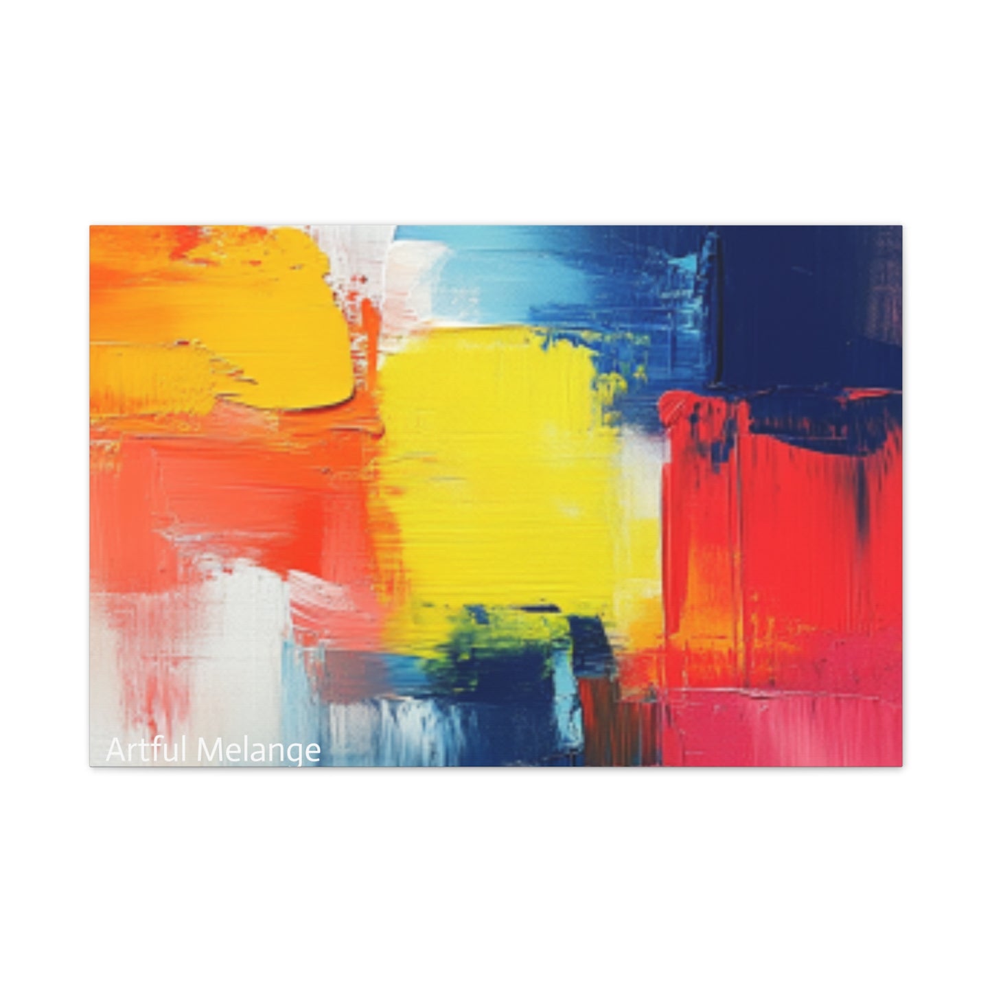 Acrylic Abstract Canvas Print - Richly Textured Artistry