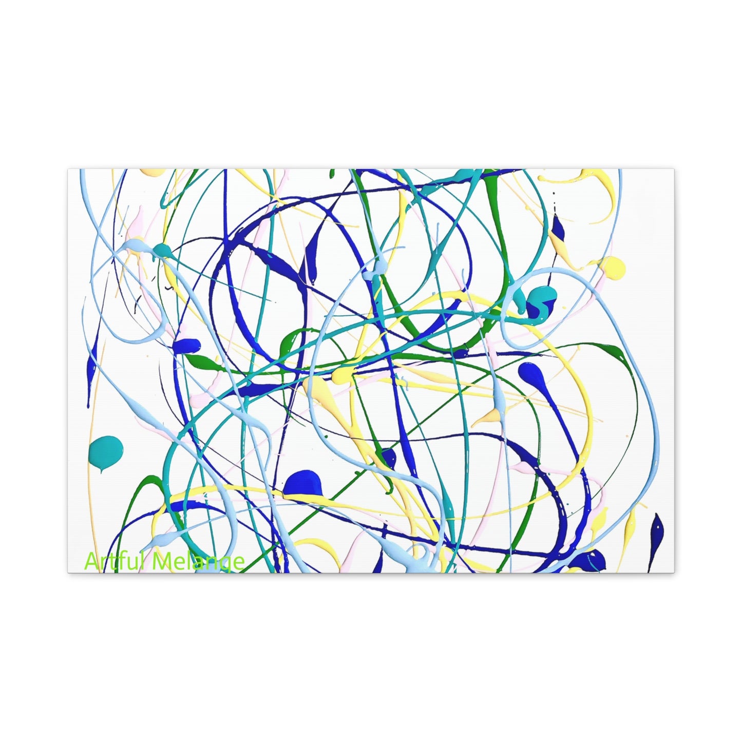 Acrylic Abstract Canvas Print - Richly Textured Artistry