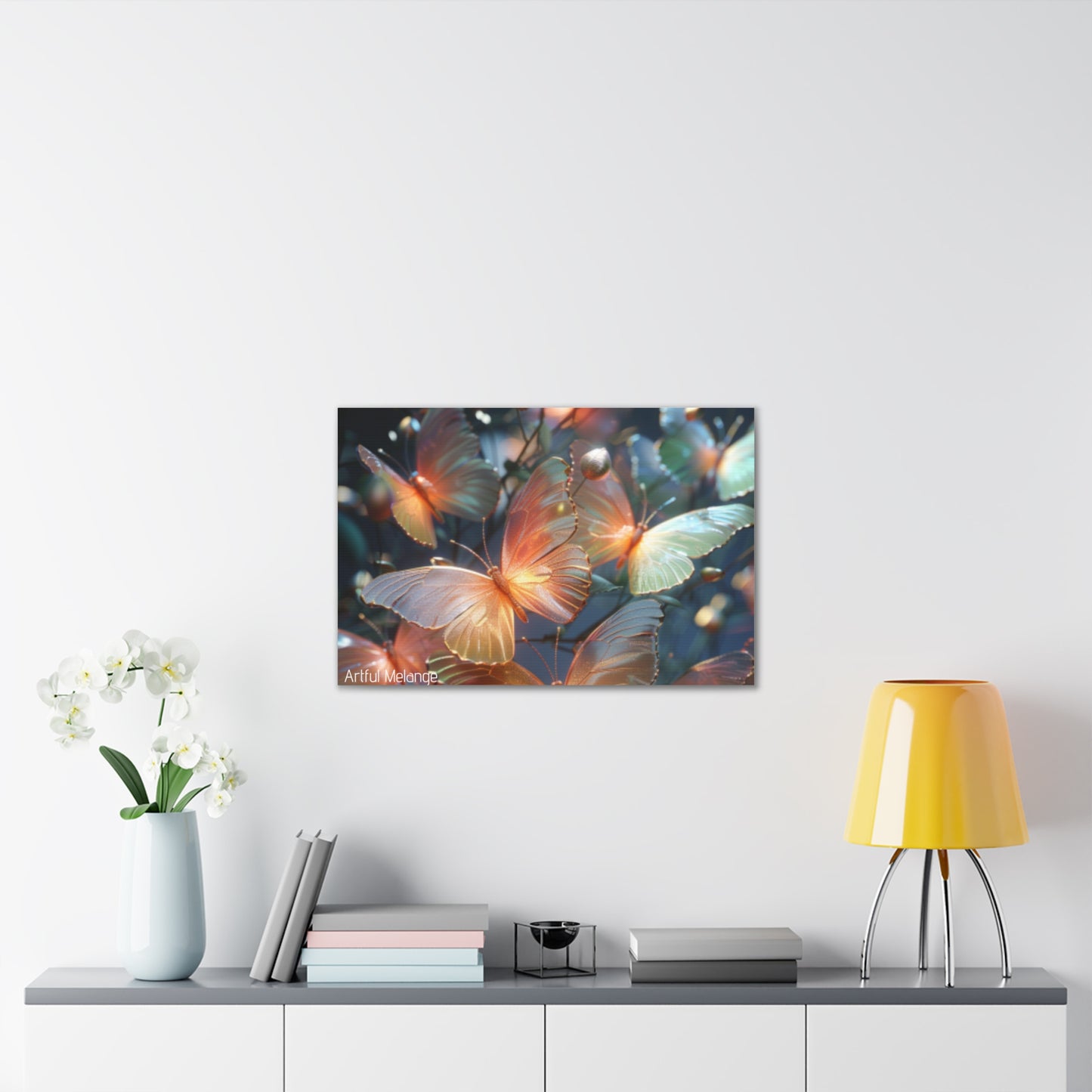 Fluttering Dreams: Butterfly Canvas Print Collection