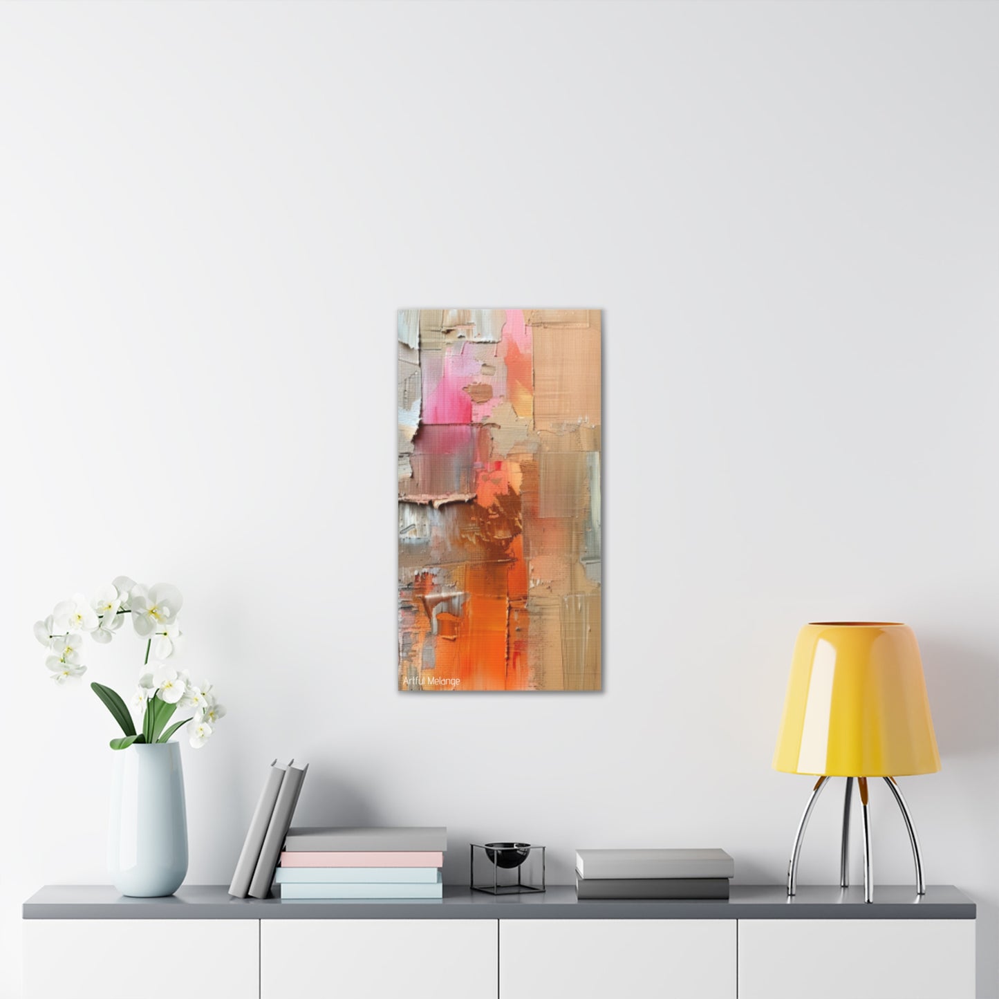 Primary Elegance: A Symphony of Sophistication Canvas Print