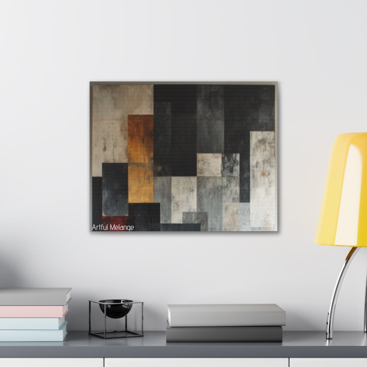 Primary Elegance: A Symphony of Sophistication Canvas Print