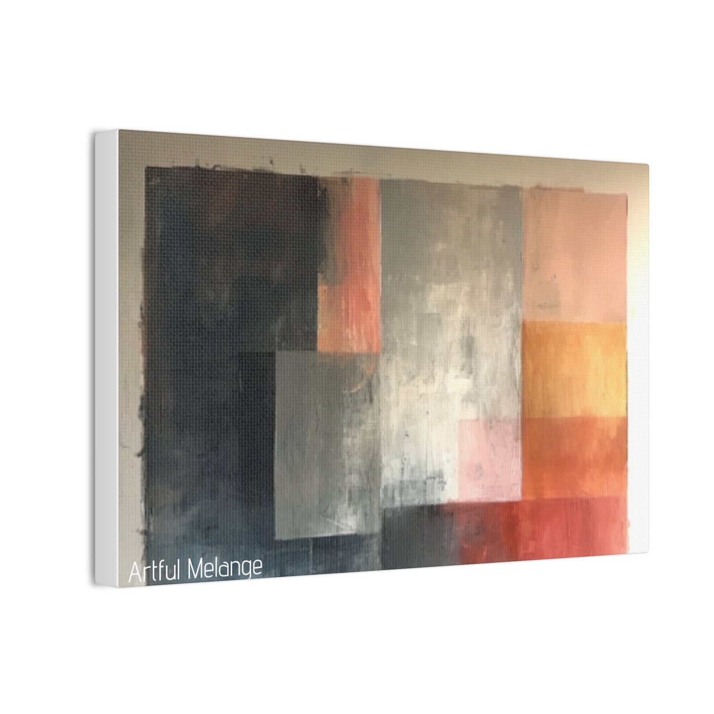 Primary Elegance: A Symphony of Sophistication Canvas Print