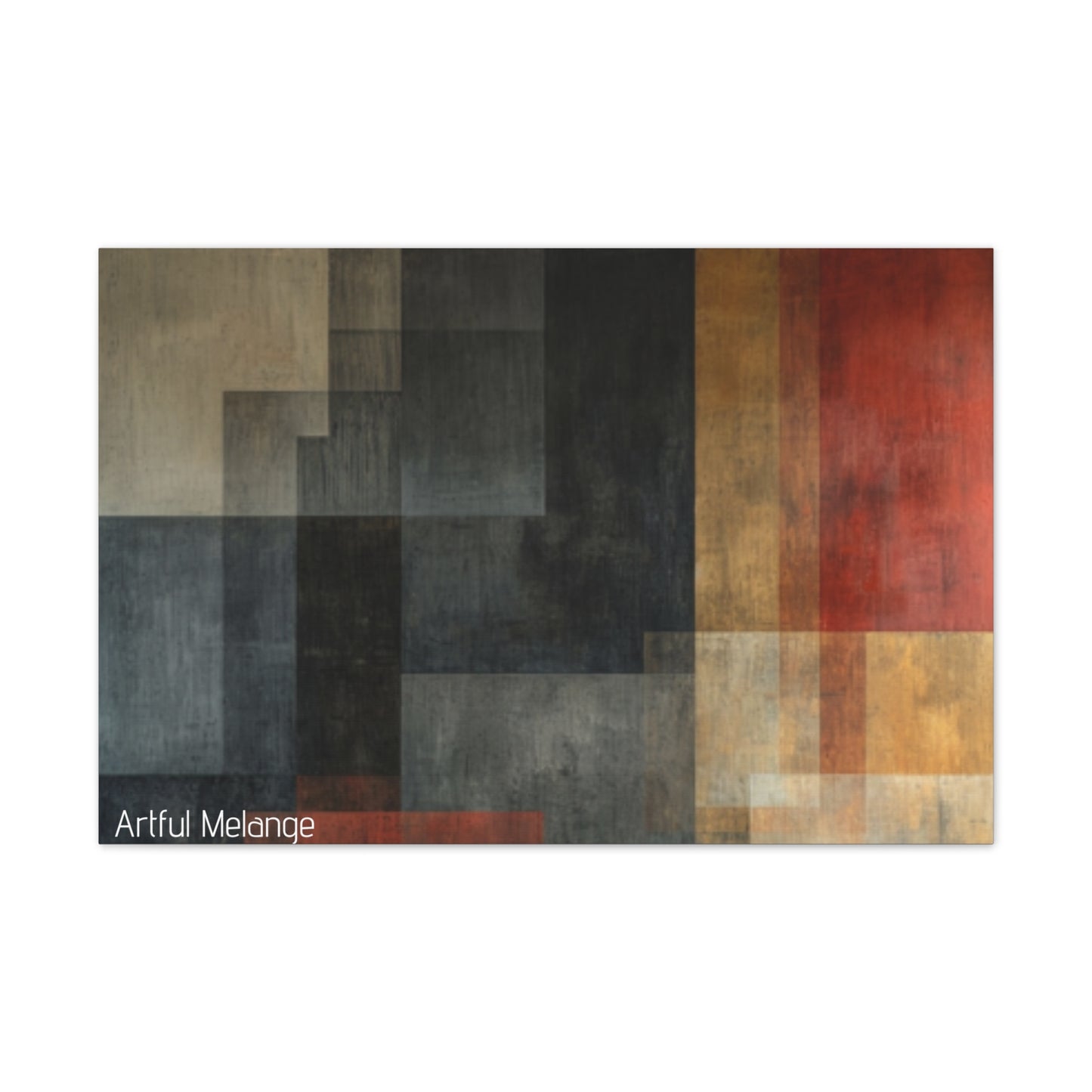 Primary Elegance: A Symphony of Sophistication Canvas Print