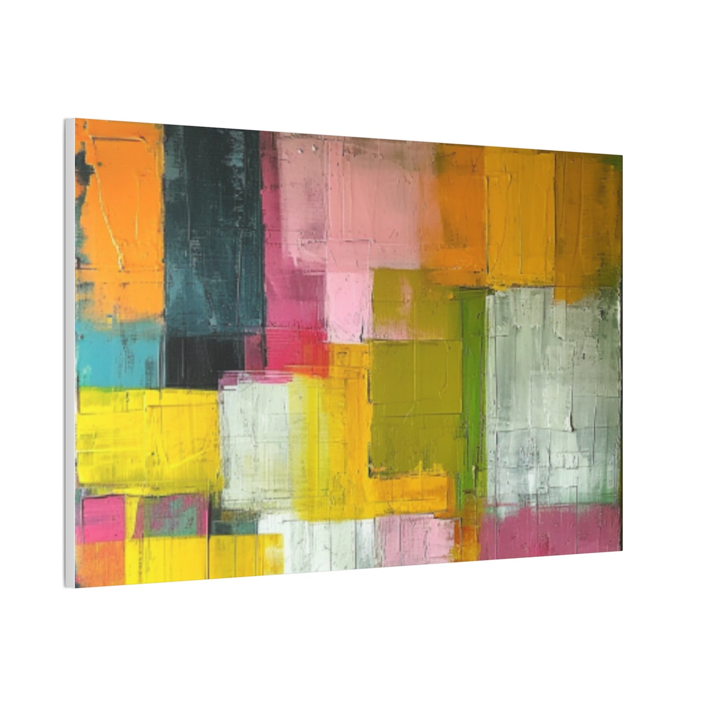 Primary Elegance: A Symphony of Sophistication Canvas Print