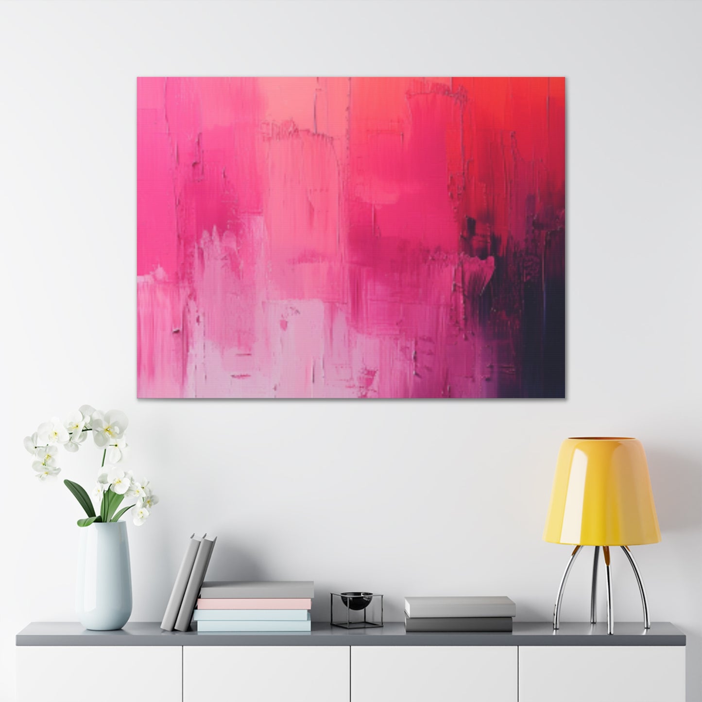 In The Pink: A Symphony of Sophistication Canvas Print