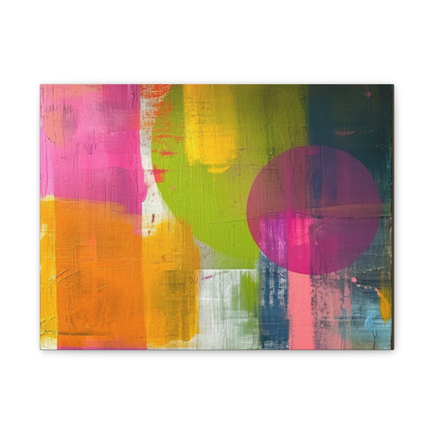 Primary Elegance: A Symphony of Sophistication Canvas Print