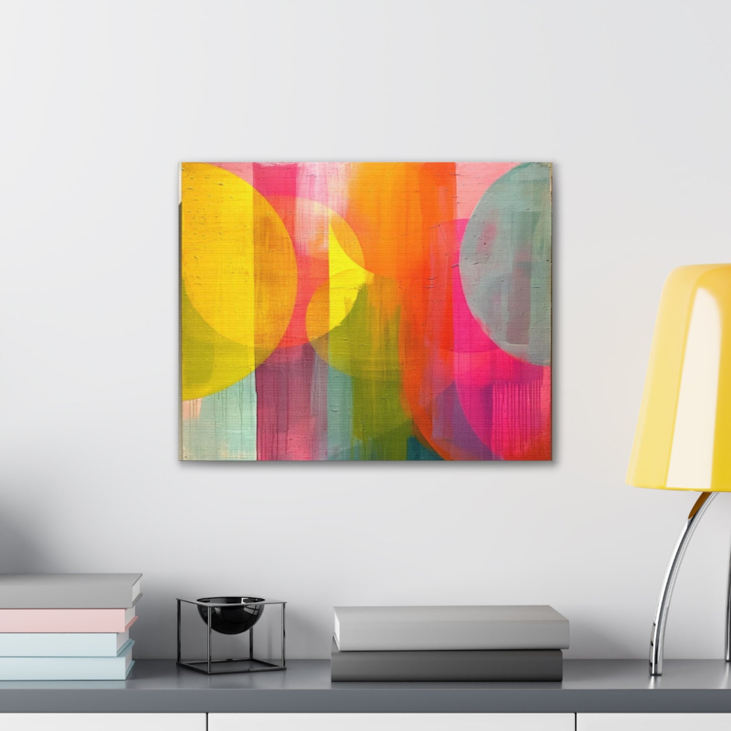 Primary Elegance: A Symphony of Sophistication Canvas Print