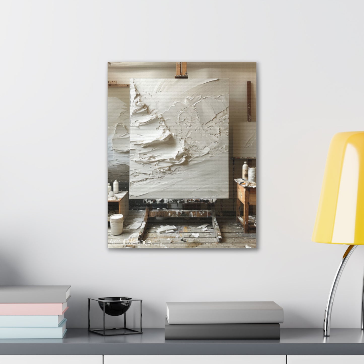 Primary Elegance: A Symphony of Sophistication Canvas Print