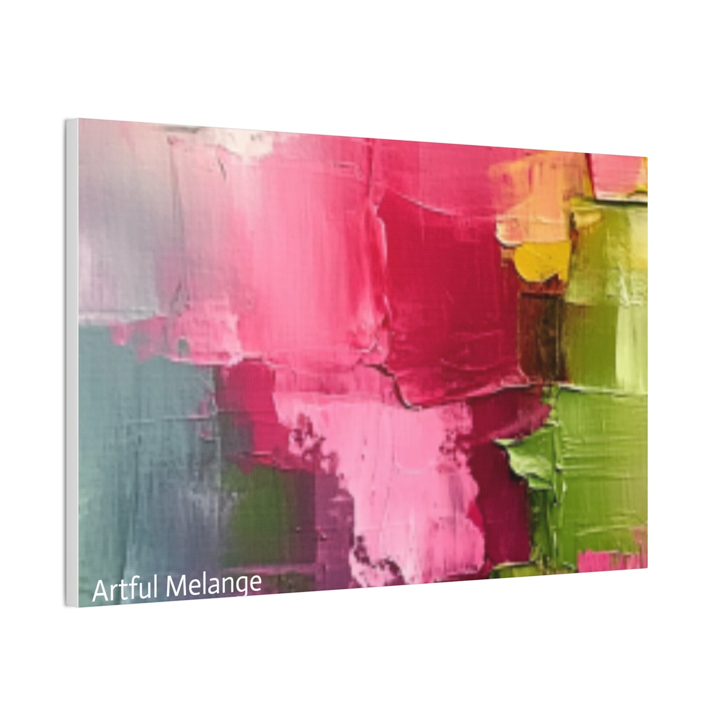 Acrylic Abstract Canvas Print - Richly Textured Artistry