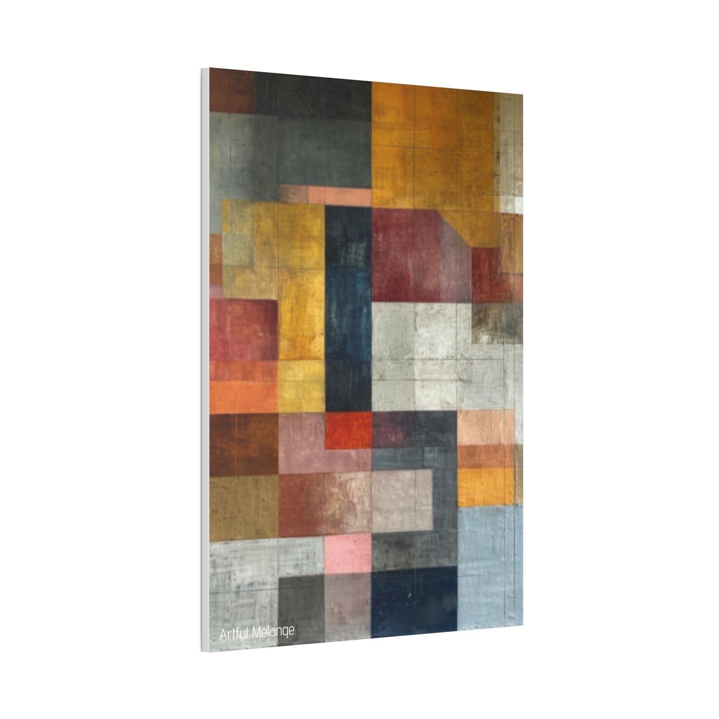 Primary Elegance: A Symphony of Sophistication Canvas Print