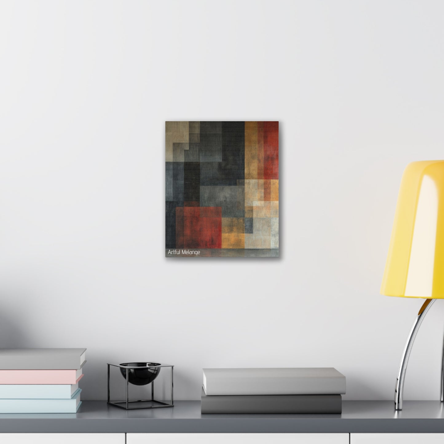 Primary Elegance: A Symphony of Sophistication Canvas Print