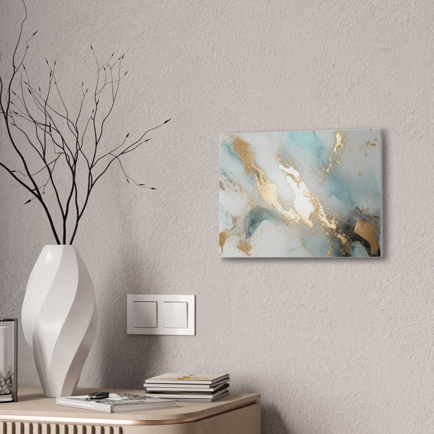 Gold Elegance: A Symphony of Sophistication Canvas Print