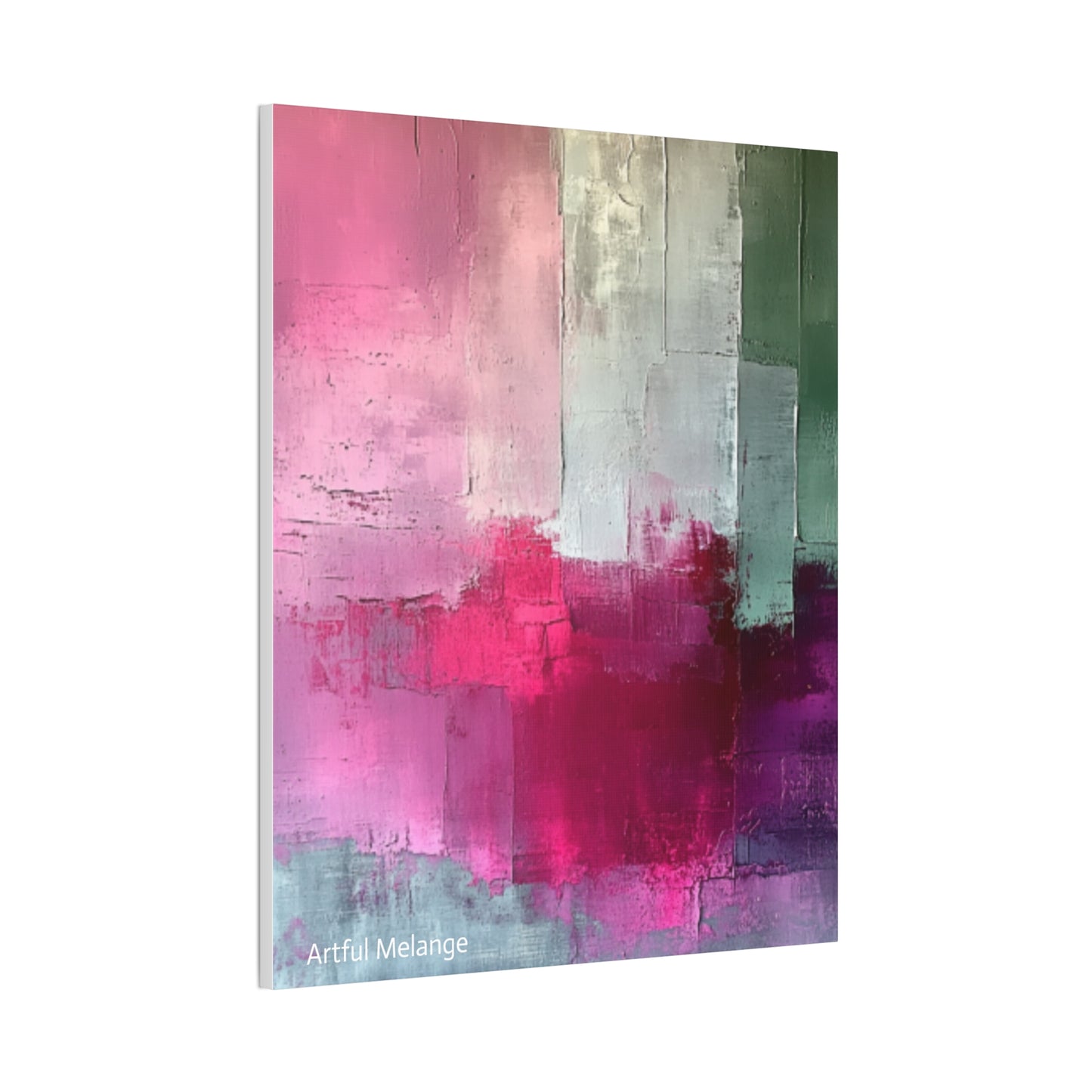 Acrylic Abstract Canvas Print - Richly Textured Artistry