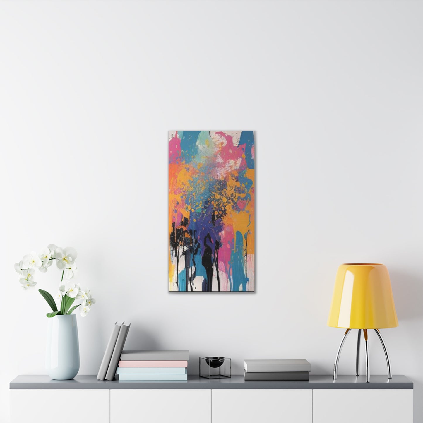 Primary Elegance: A Symphony of Sophistication Canvas Print