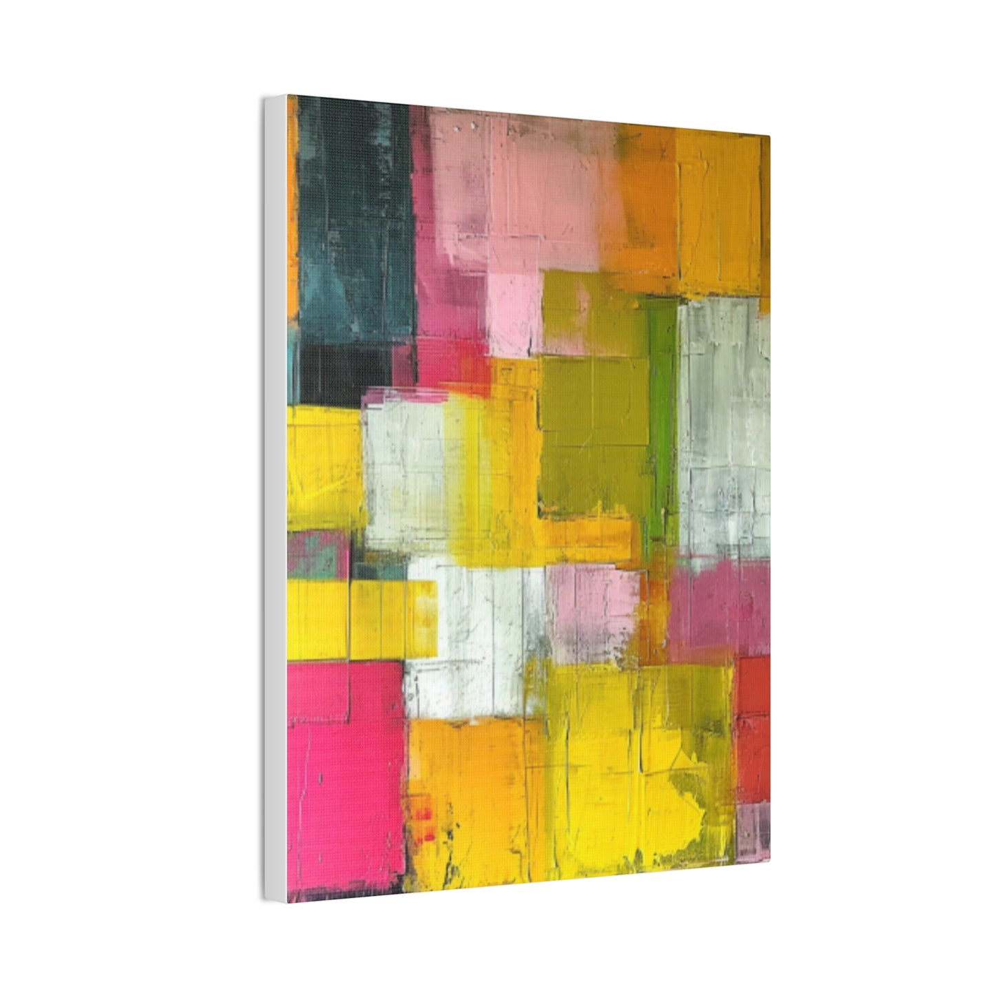 Primary Elegance: A Symphony of Sophistication Canvas Print