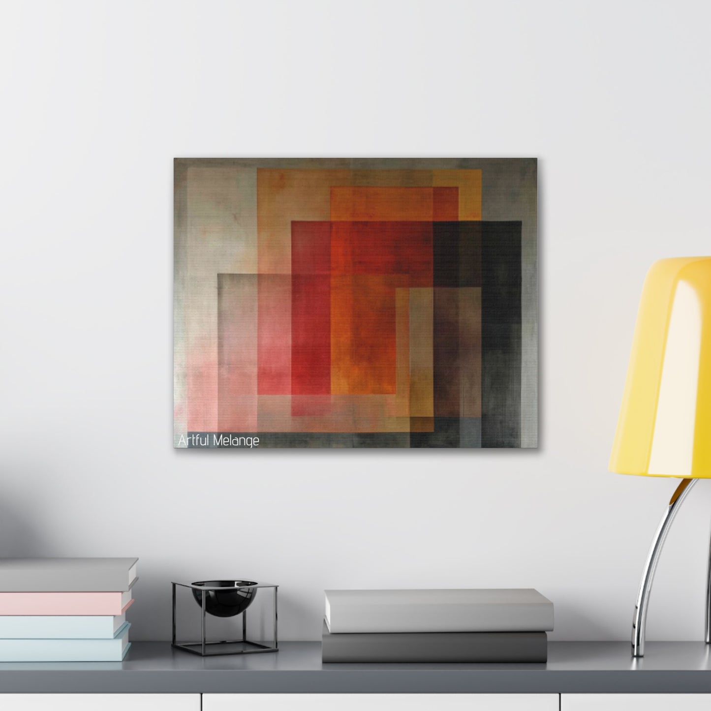 Primary Elegance: A Symphony of Sophistication Canvas Print