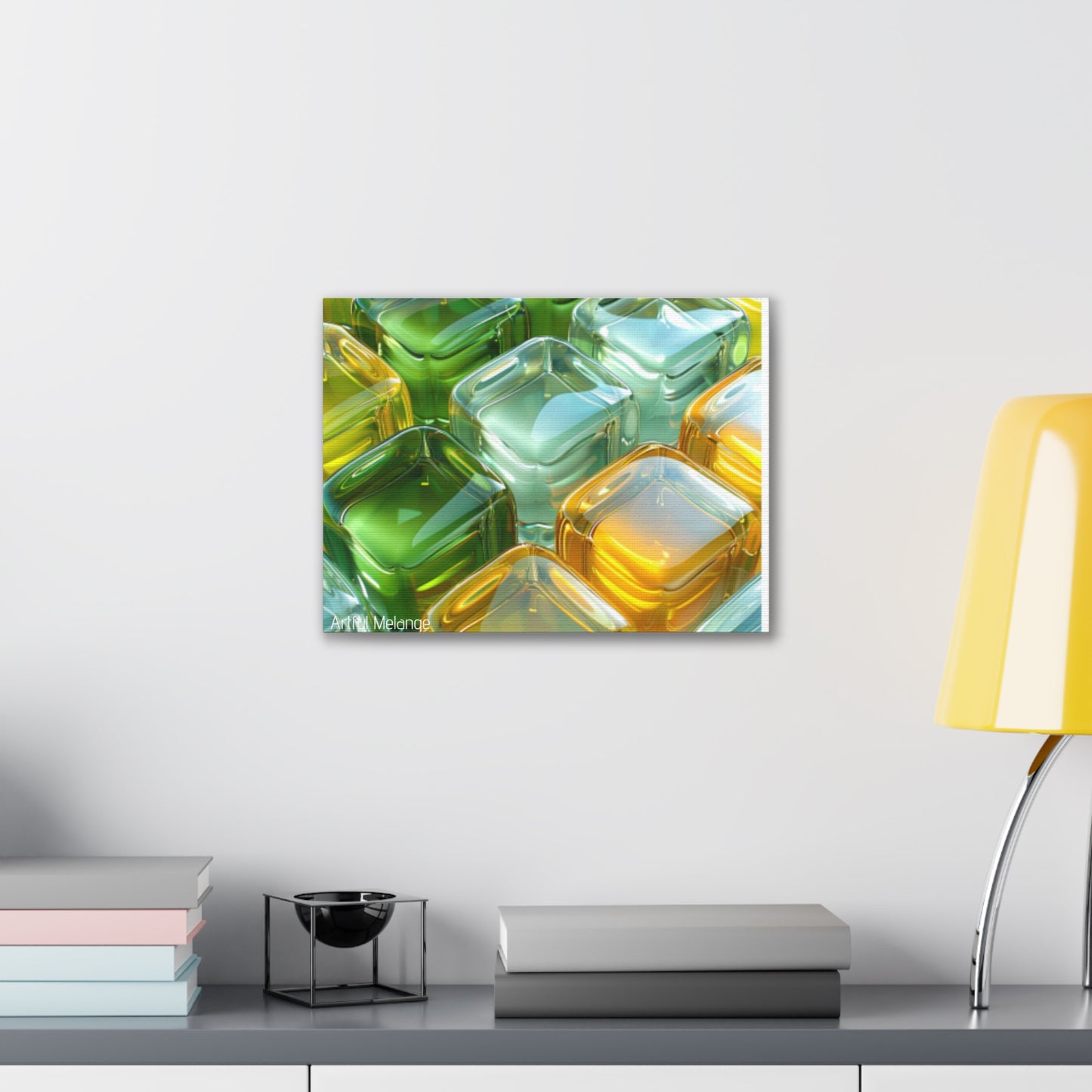 Primary Elegance: A Symphony of Sophistication Canvas Print