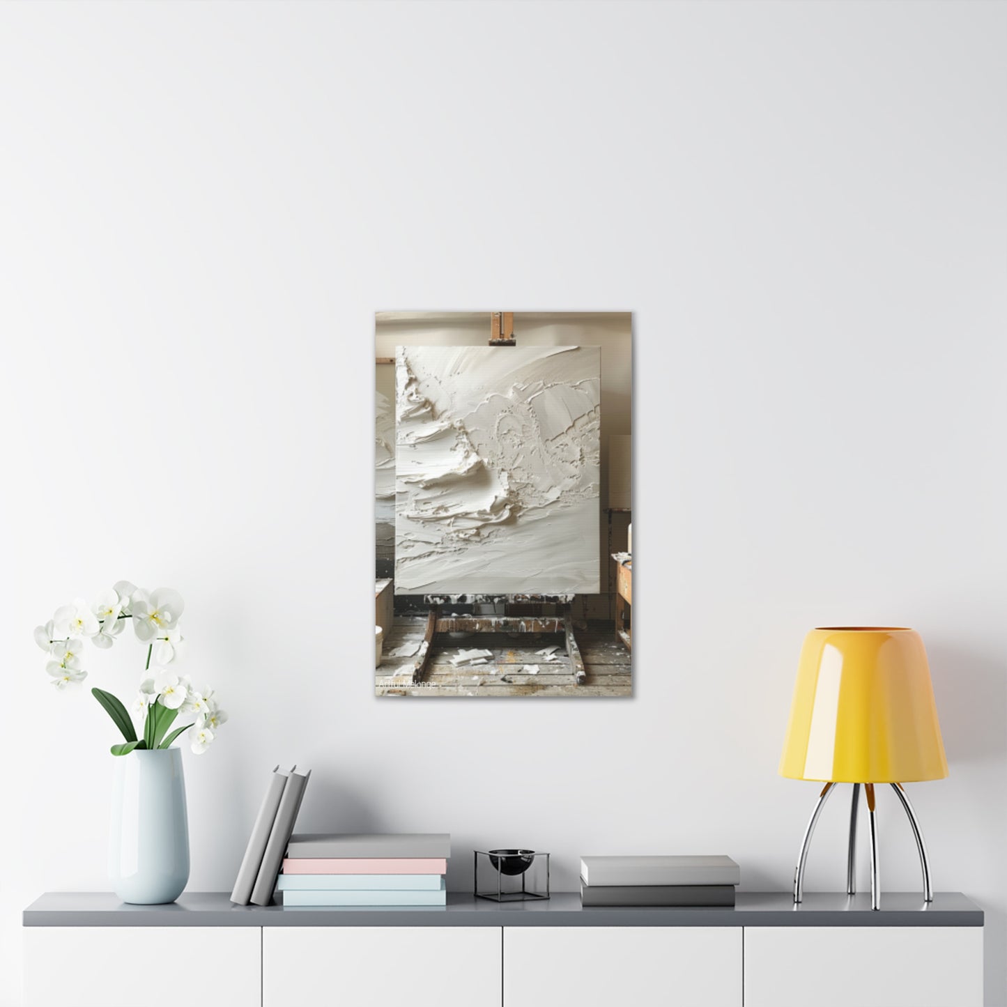 Primary Elegance: A Symphony of Sophistication Canvas Print