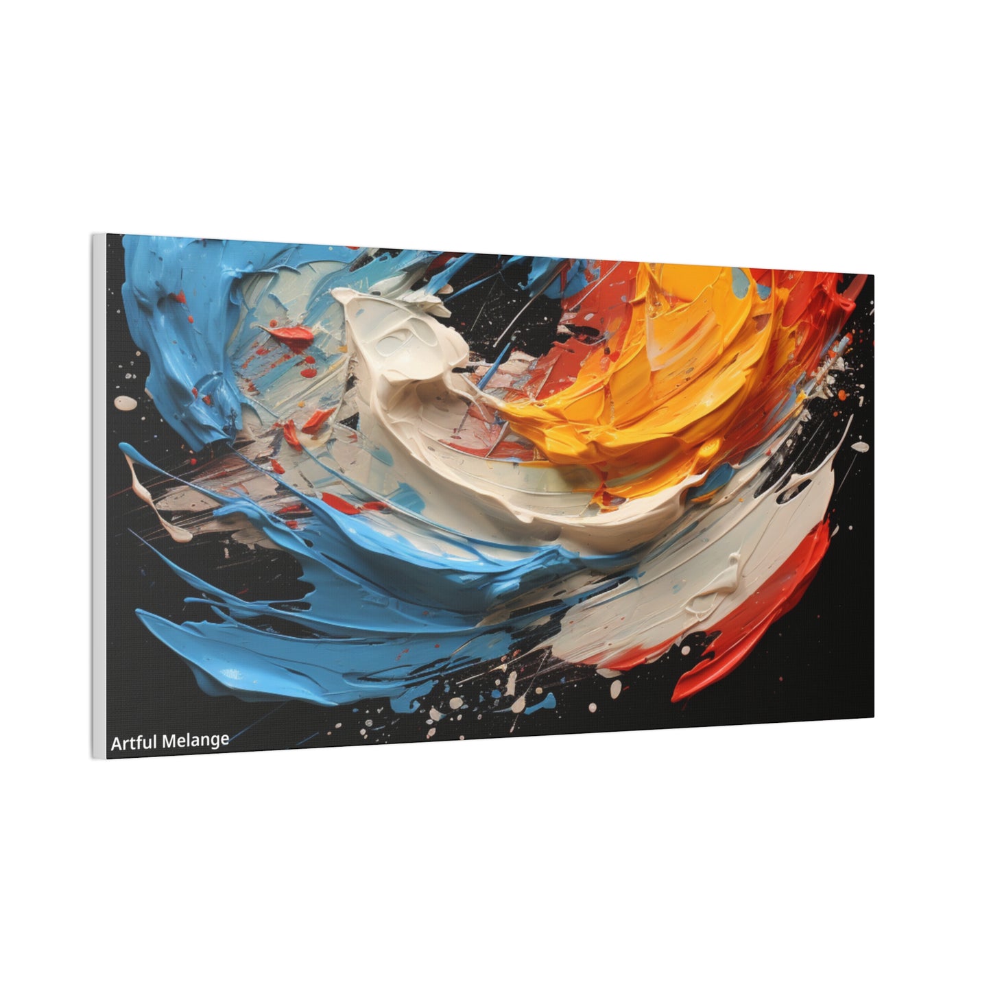 Acrylic Abstract  Canvas Print - Richly Textured Artistry