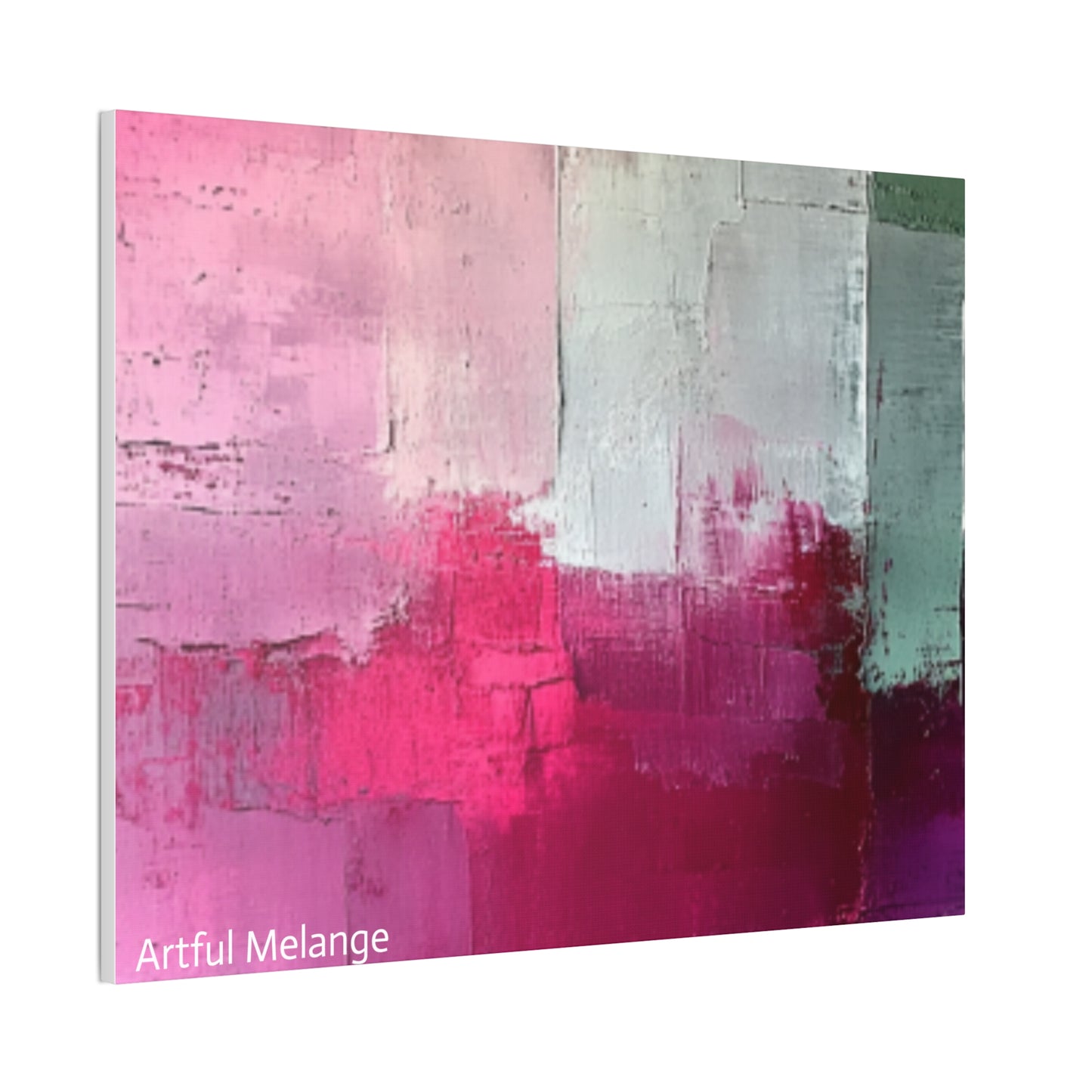 Acrylic Abstract Canvas Print - Richly Textured Artistry