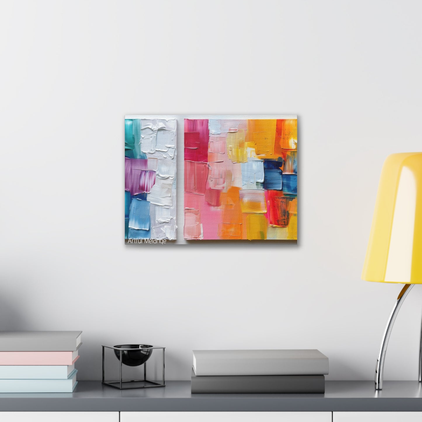 Primary Elegance: A Symphony of Sophistication Canvas Print