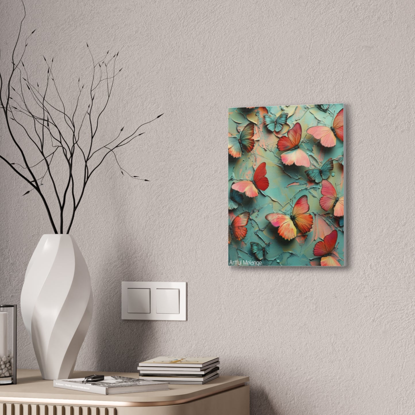 Fluttering Dreams: Butterfly Canvas Print Collection