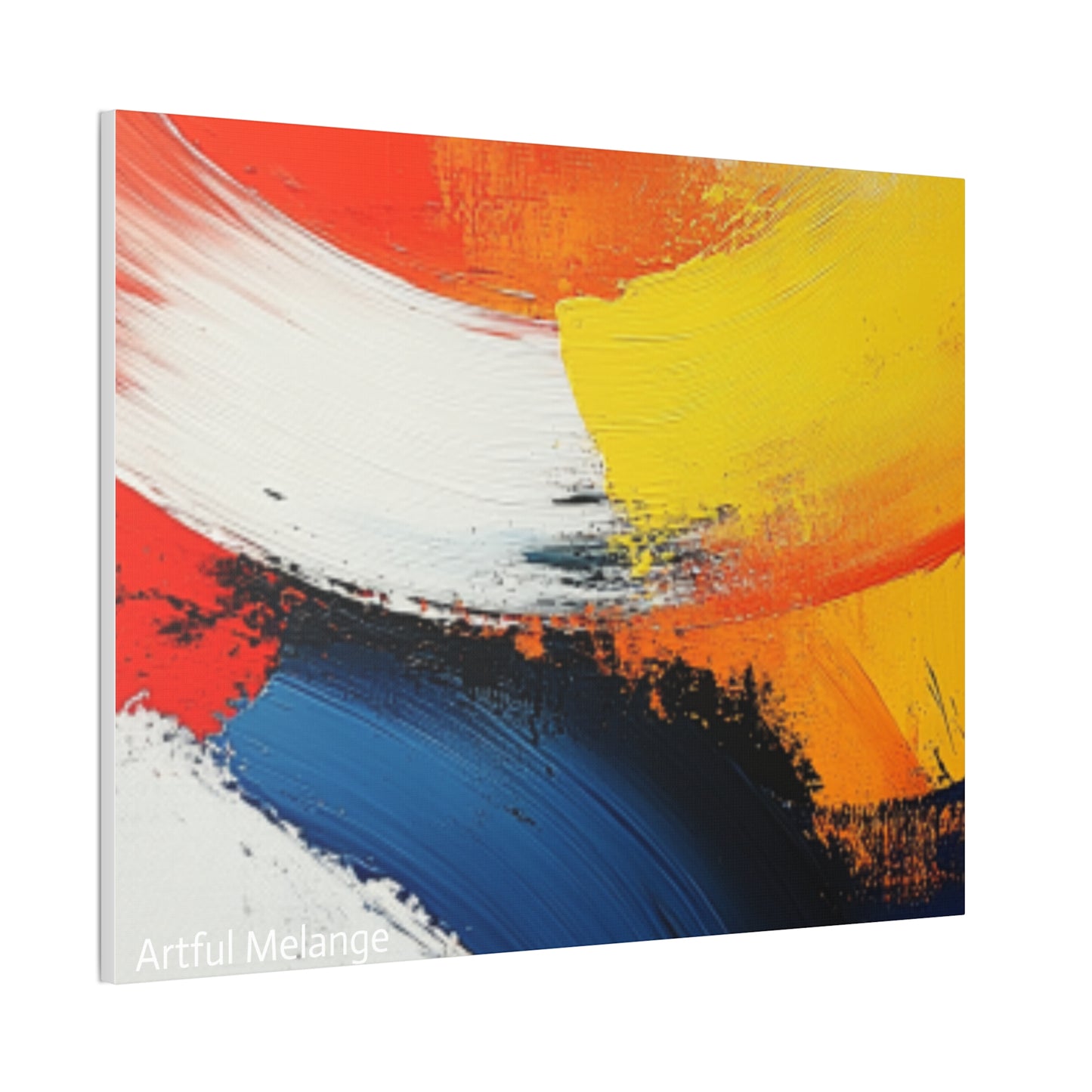 Acrylic Abstract Canvas Print - Richly Textured Artistry