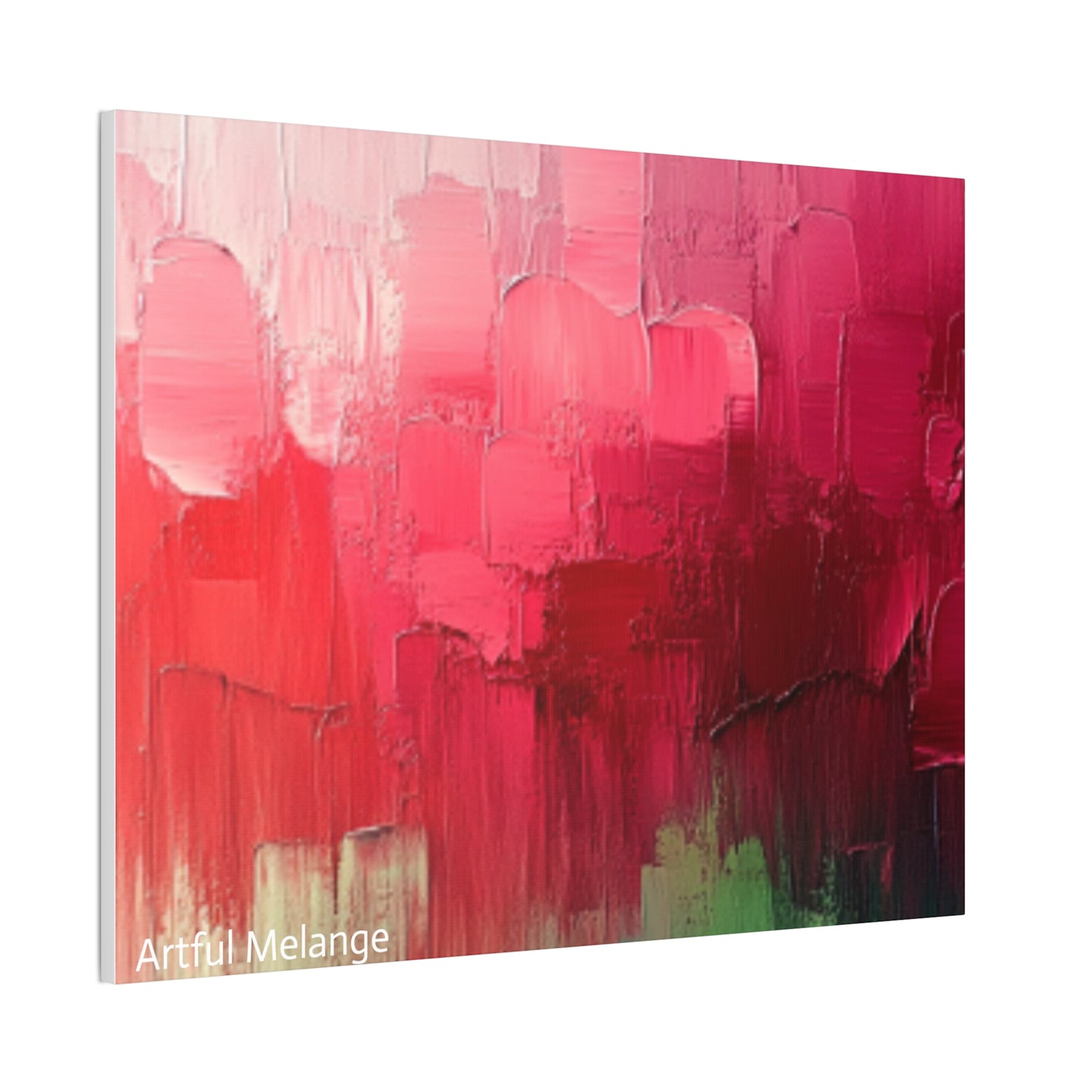 Acrylic Abstract Canvas Print - Richly Textured Artistry