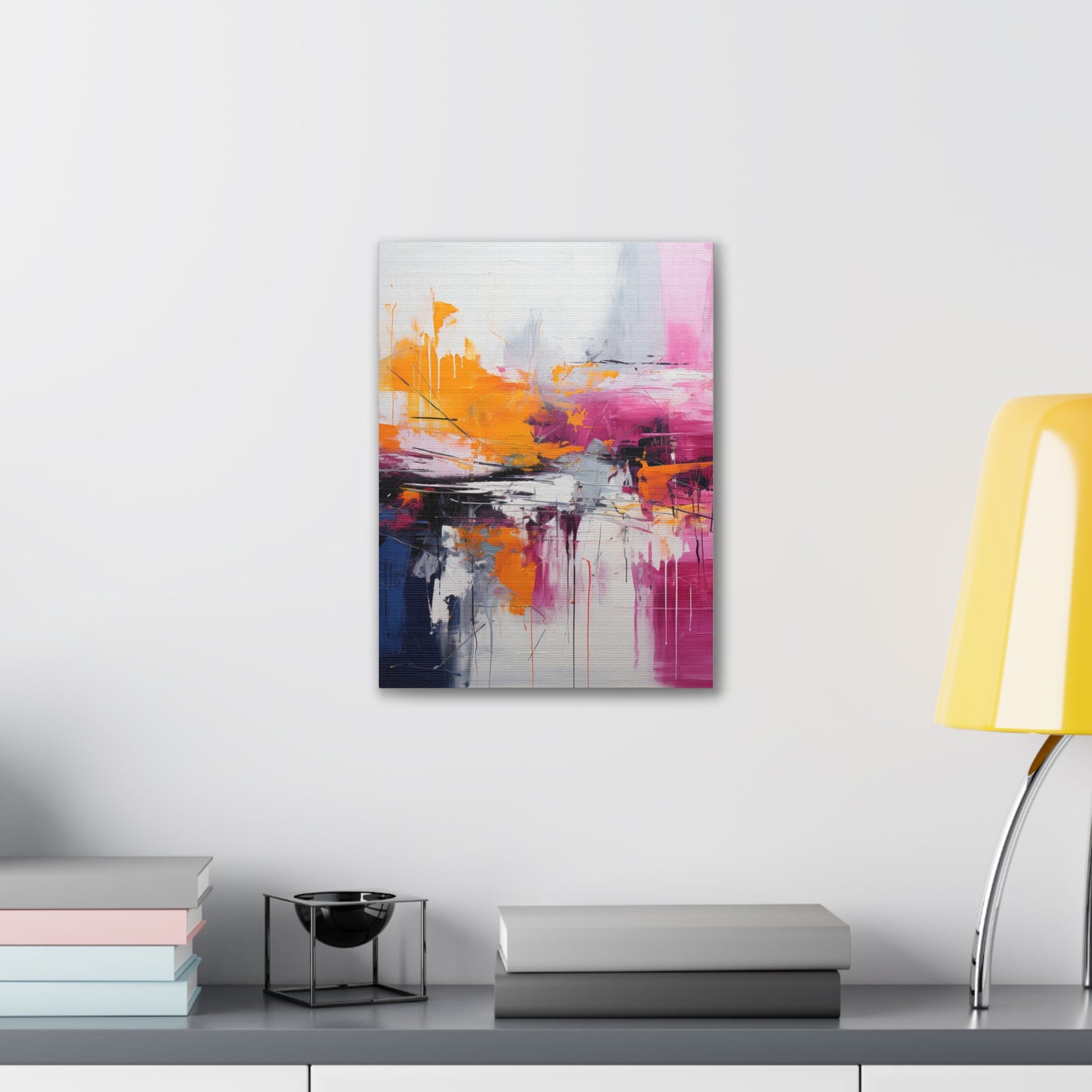 Primary Elegance: A Symphony of Sophistication Canvas Print