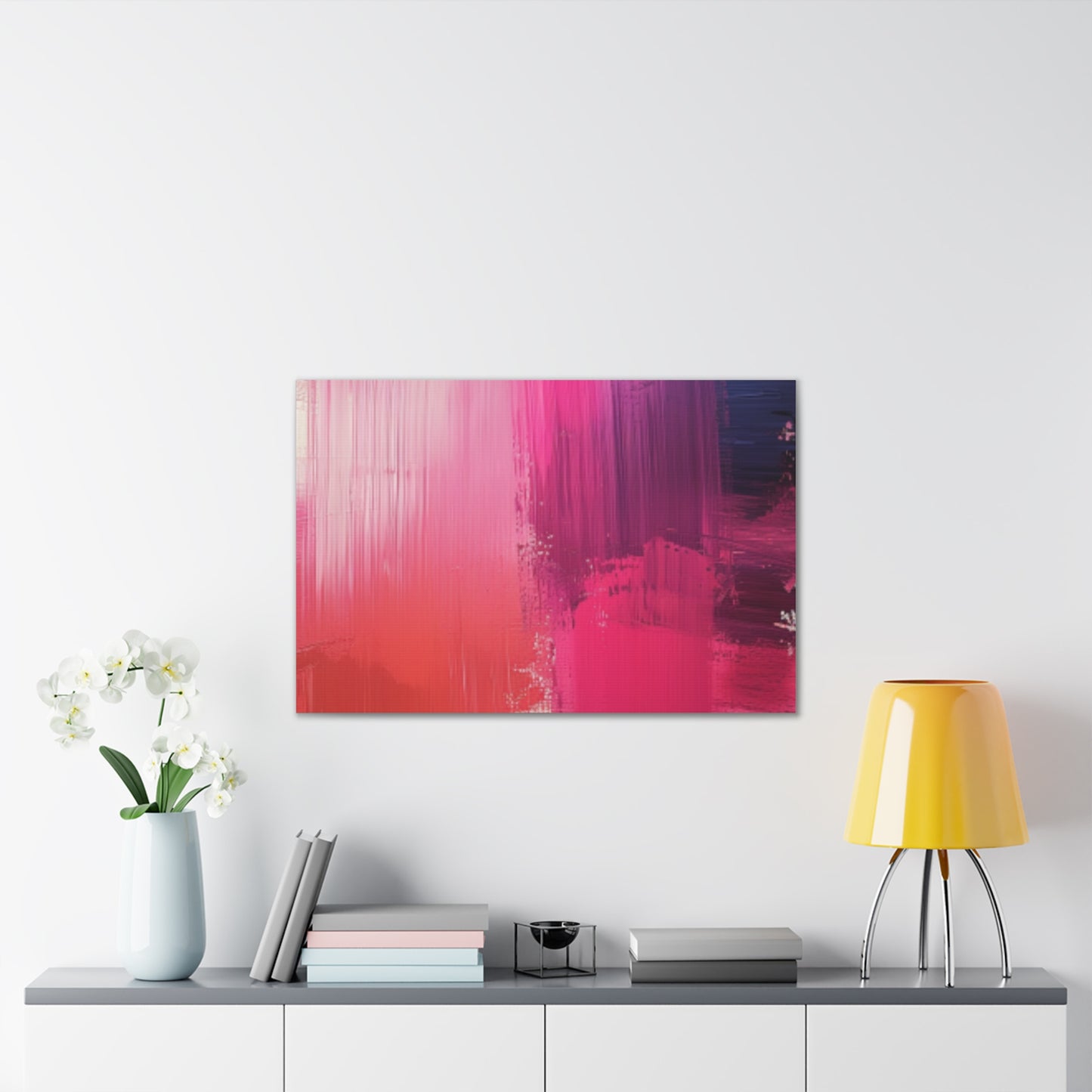 In The Pink: A Symphony of Sophistication Canvas Print