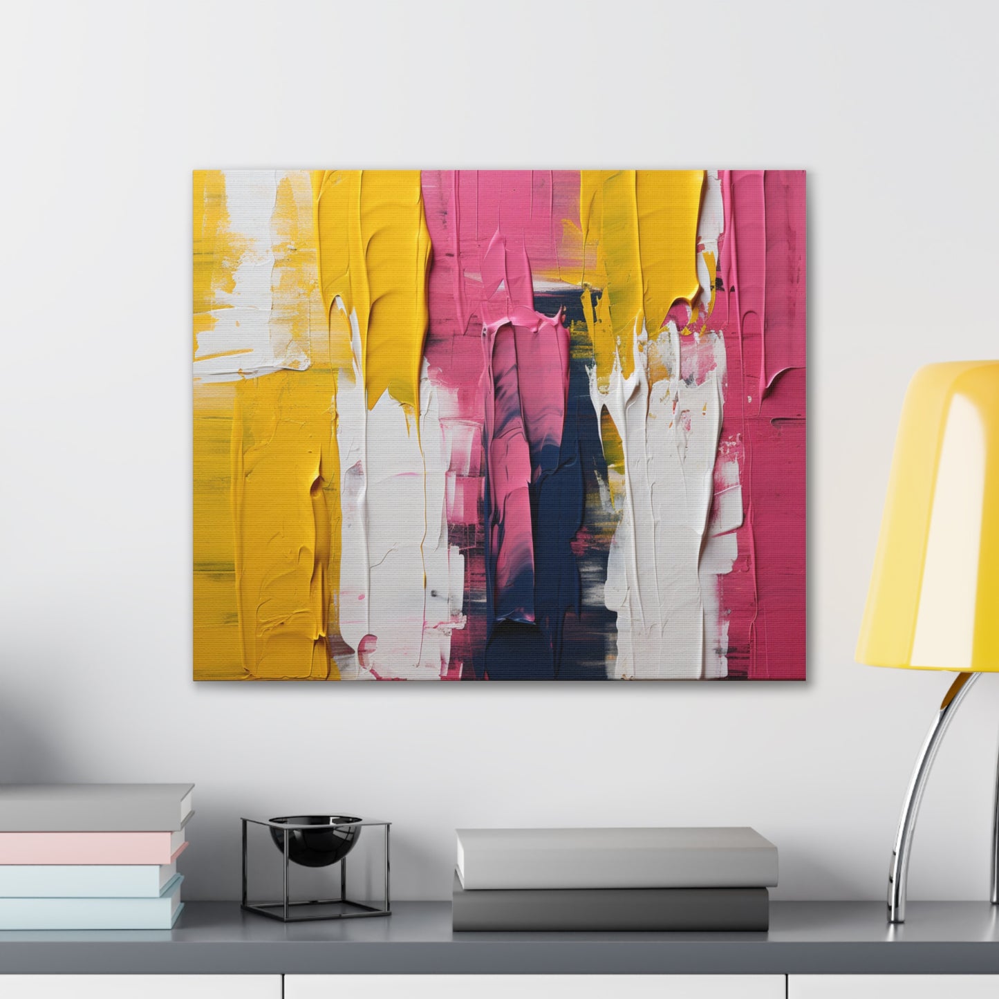 Primary Elegance: A Symphony of Sophistication Canvas Print