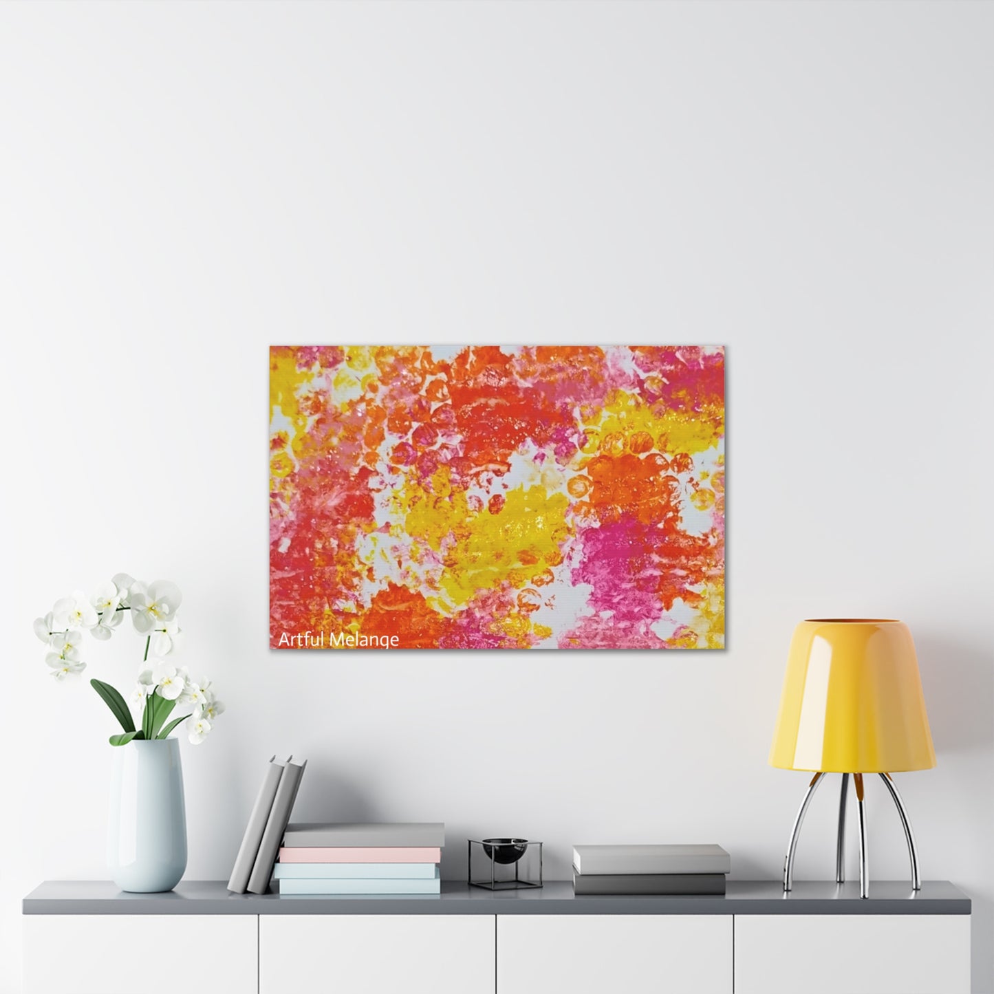 Acrylic Abstract Canvas Print - Richly Textured Artistry