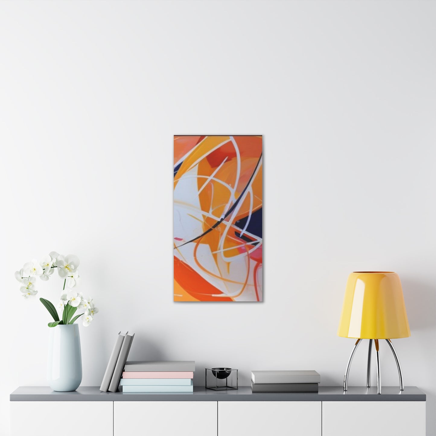 Primary Elegance: A Symphony of Sophistication Canvas Print