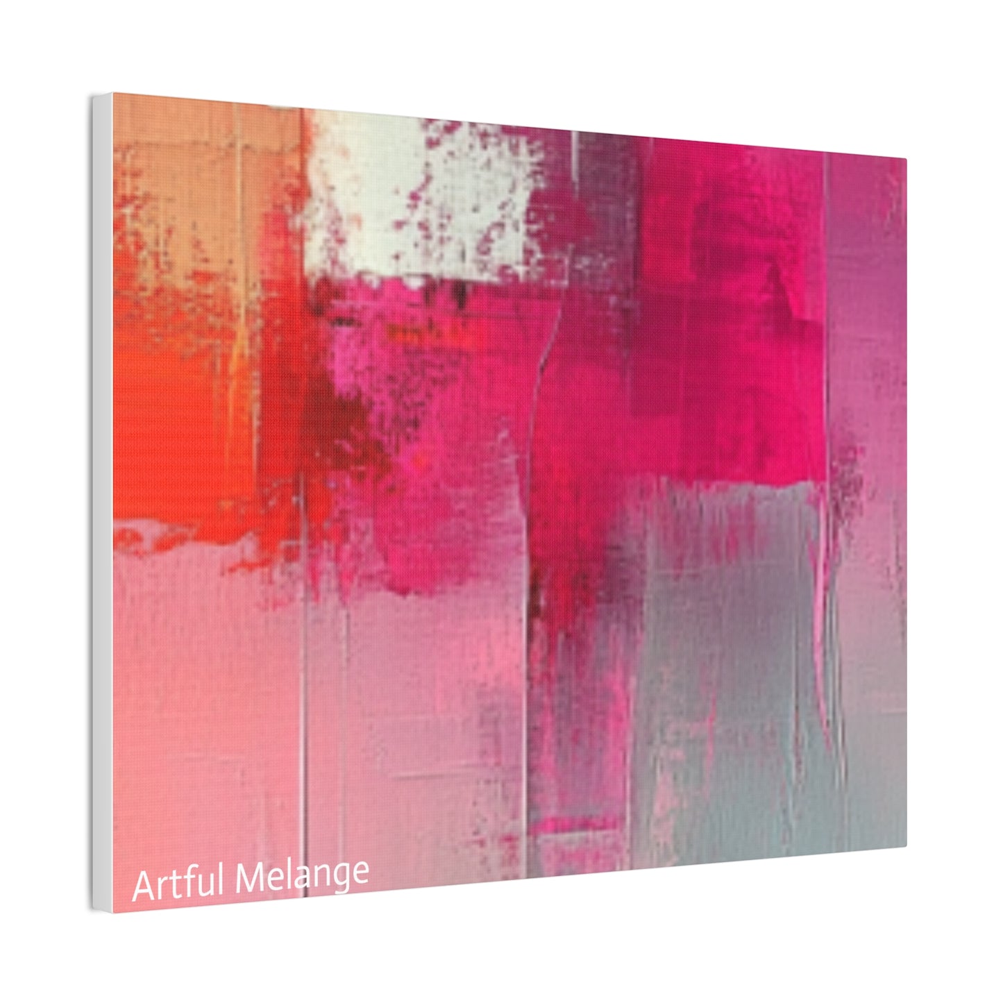 Acrylic Abstract Canvas Print - Richly Textured Artistry