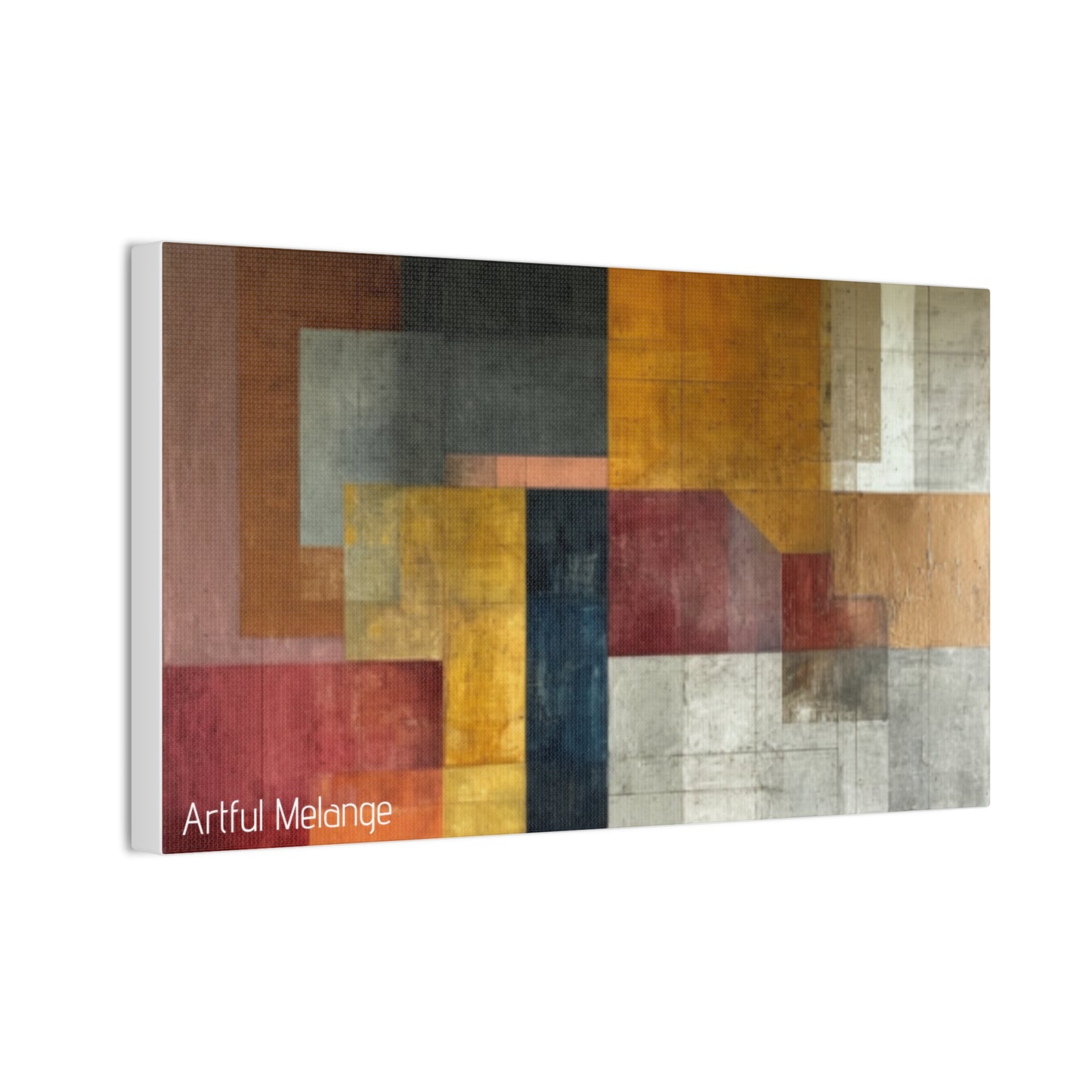 Primary Elegance: A Symphony of Sophistication Canvas Print