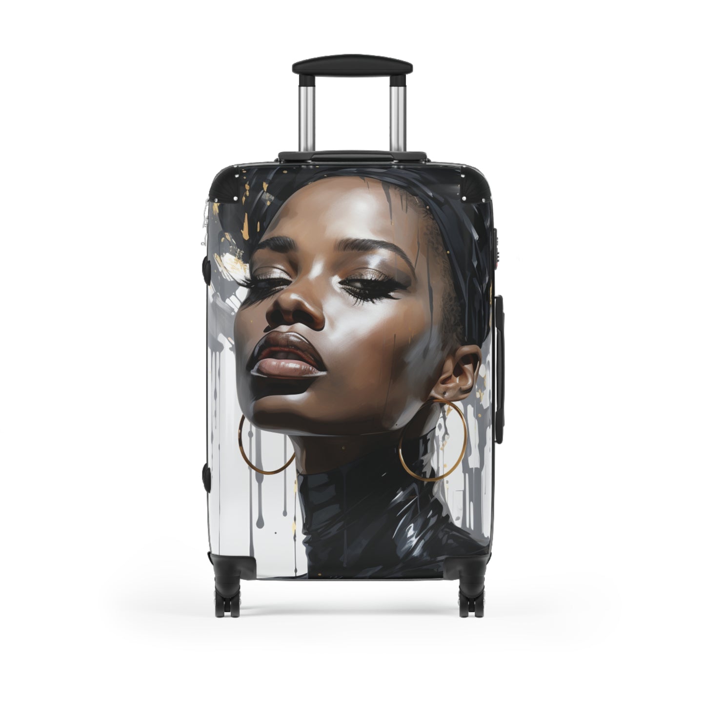 Melanated Jetsetter: Stylish Travel Luggage Pieces