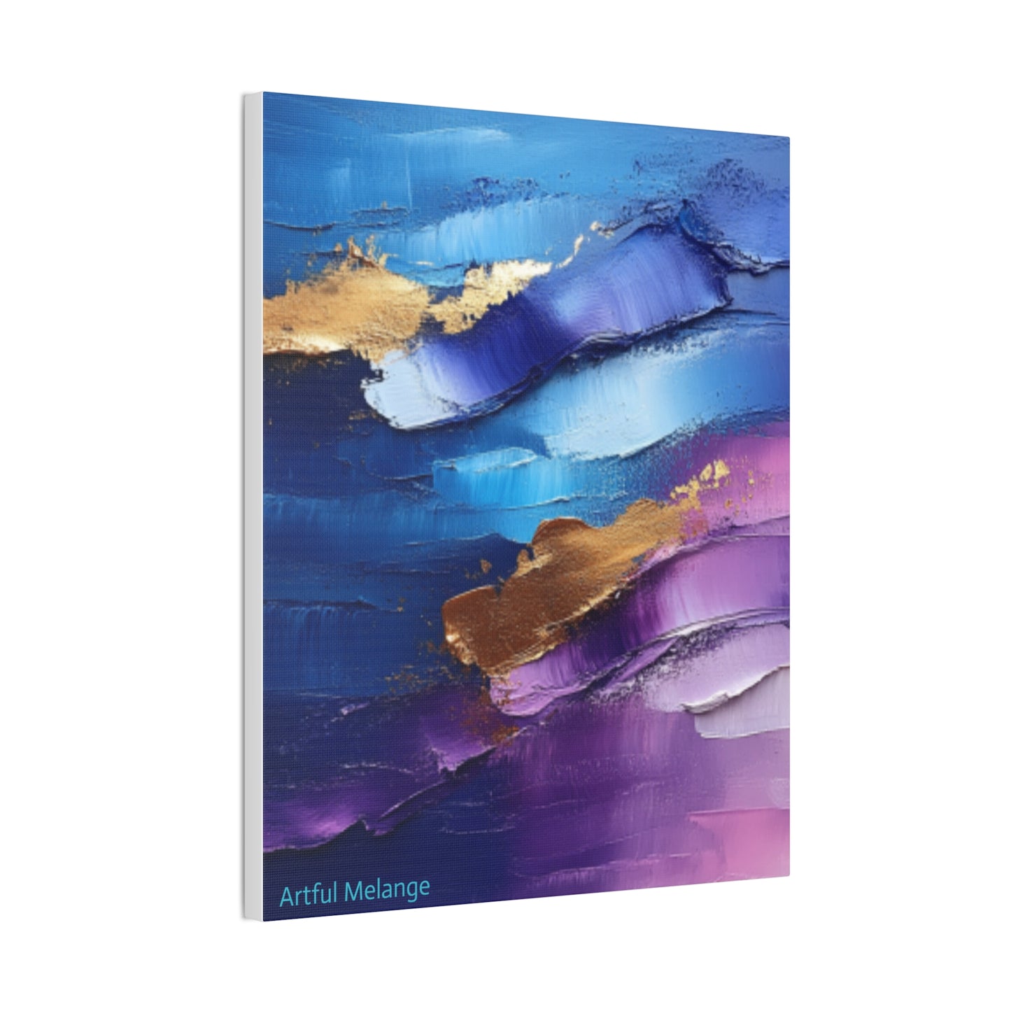 Acrylic Abstract Canvas Print - Richly Textured Artistry