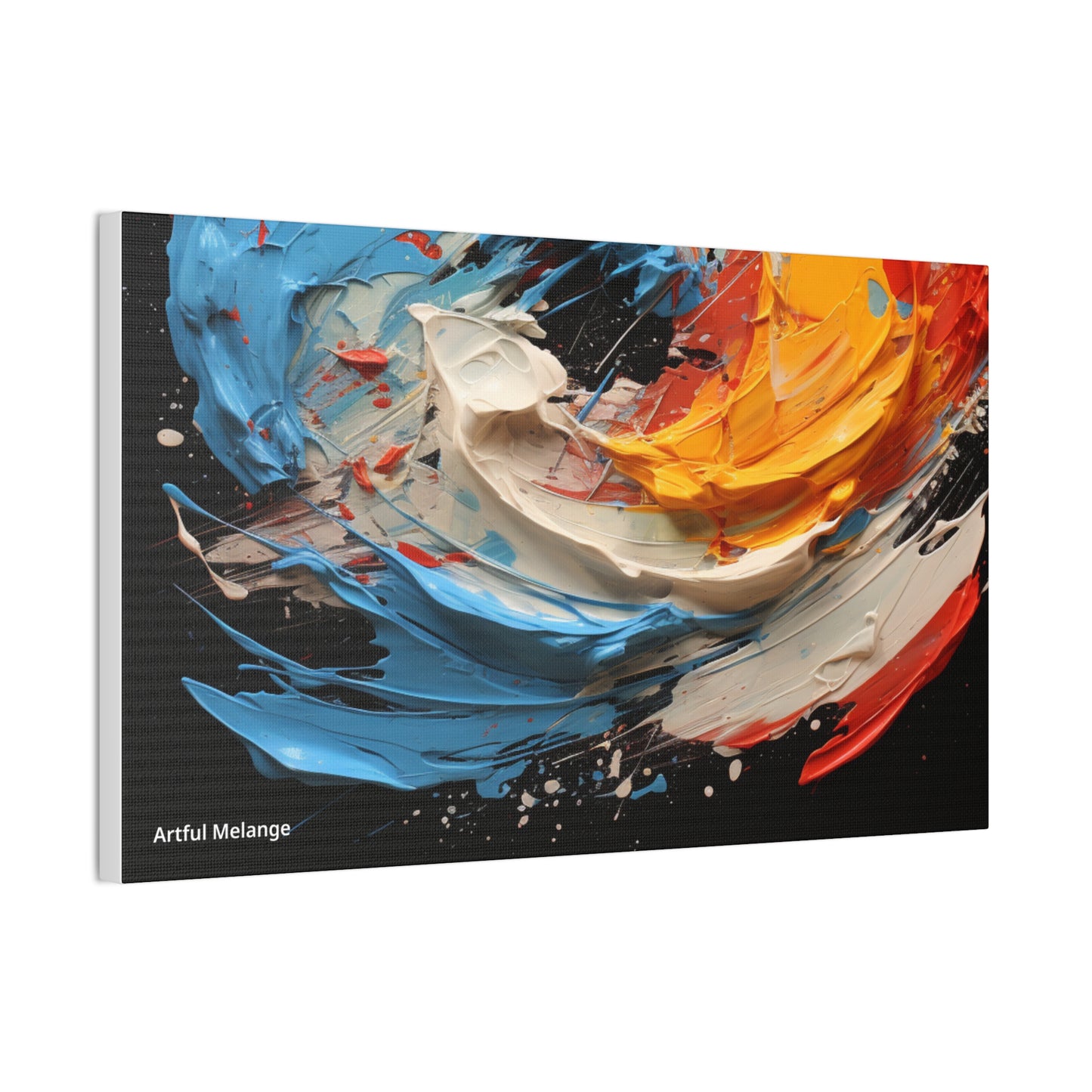 Acrylic Abstract  Canvas Print - Richly Textured Artistry