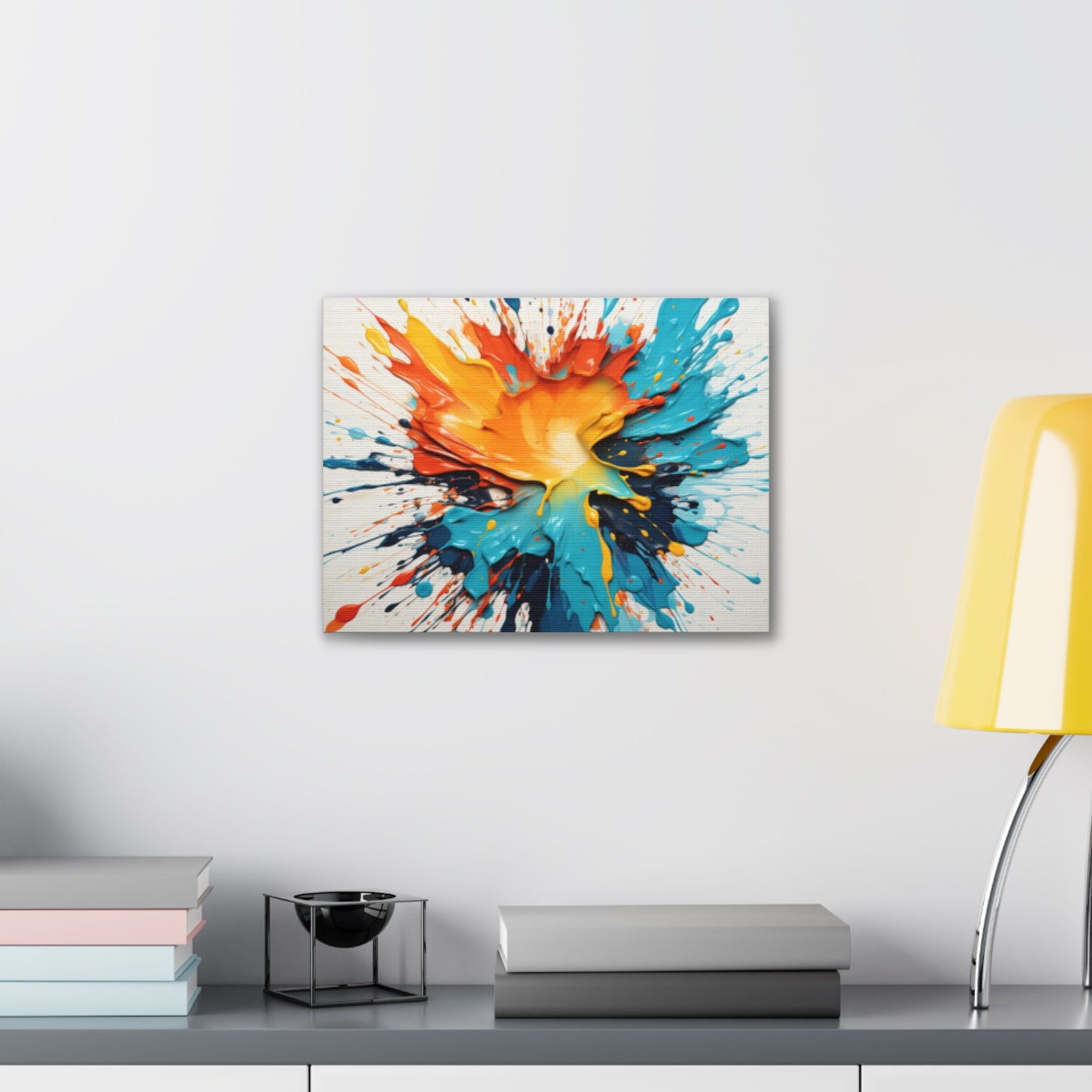 Primary Elegance: A Symphony of Sophistication Canvas Print