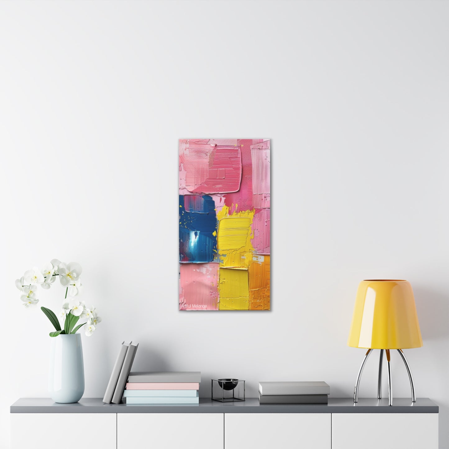 Primary Elegance: A Symphony of Sophistication Canvas Print