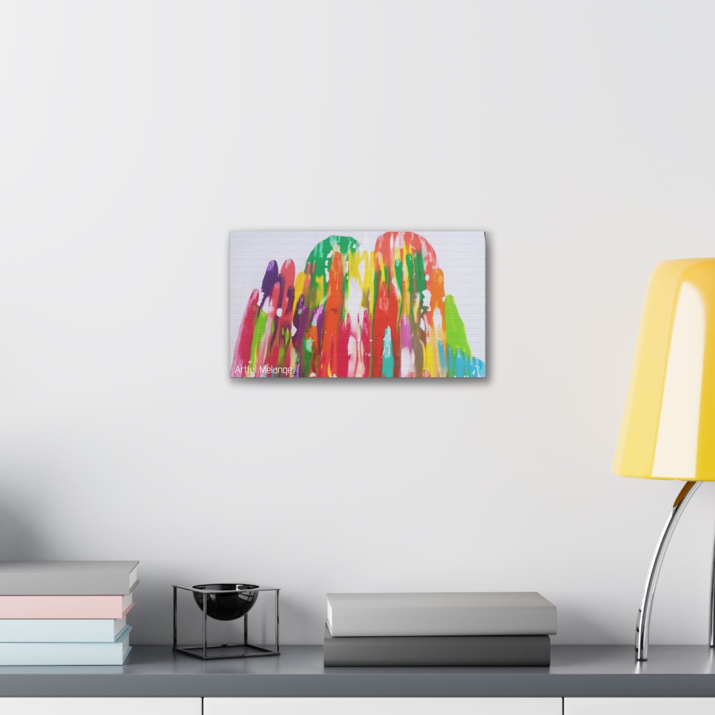 Primary Elegance: A Symphony of Sophistication Canvas Print