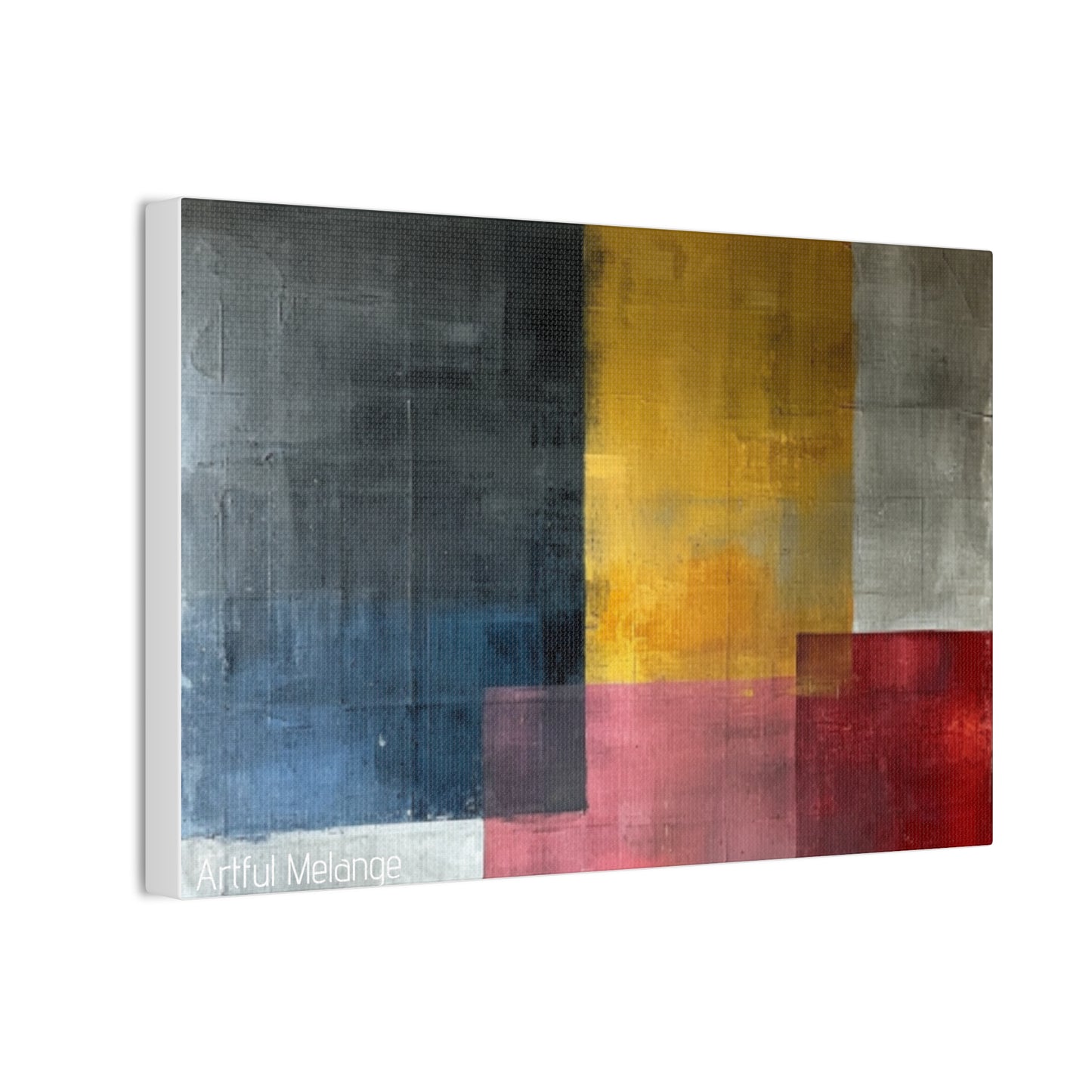 Primary Elegance: A Symphony of Sophistication Canvas Print