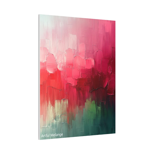 Acrylic Abstract Canvas Print - Richly Textured Artistry