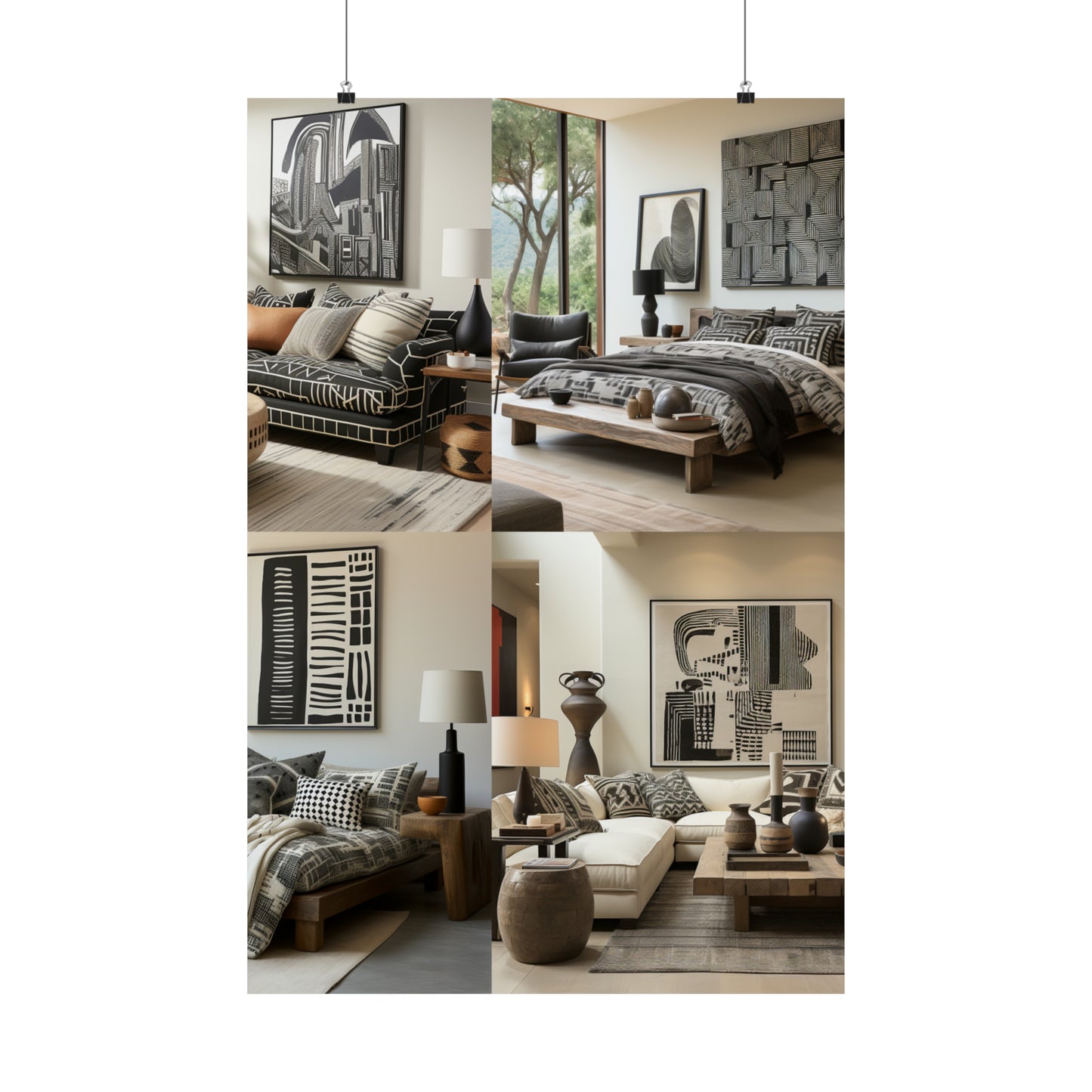 African Essence Matte Vertical Canvas Poster