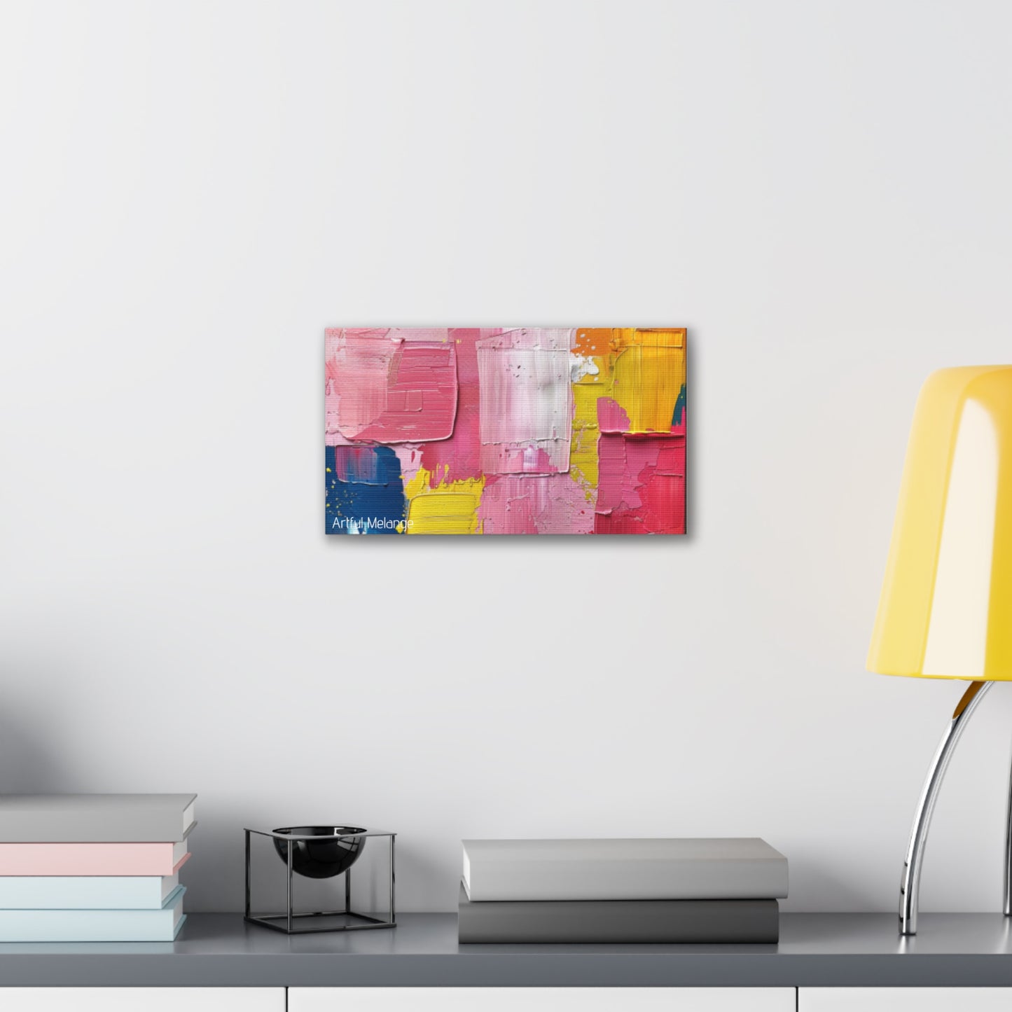 Primary Elegance: A Symphony of Sophistication Canvas Print