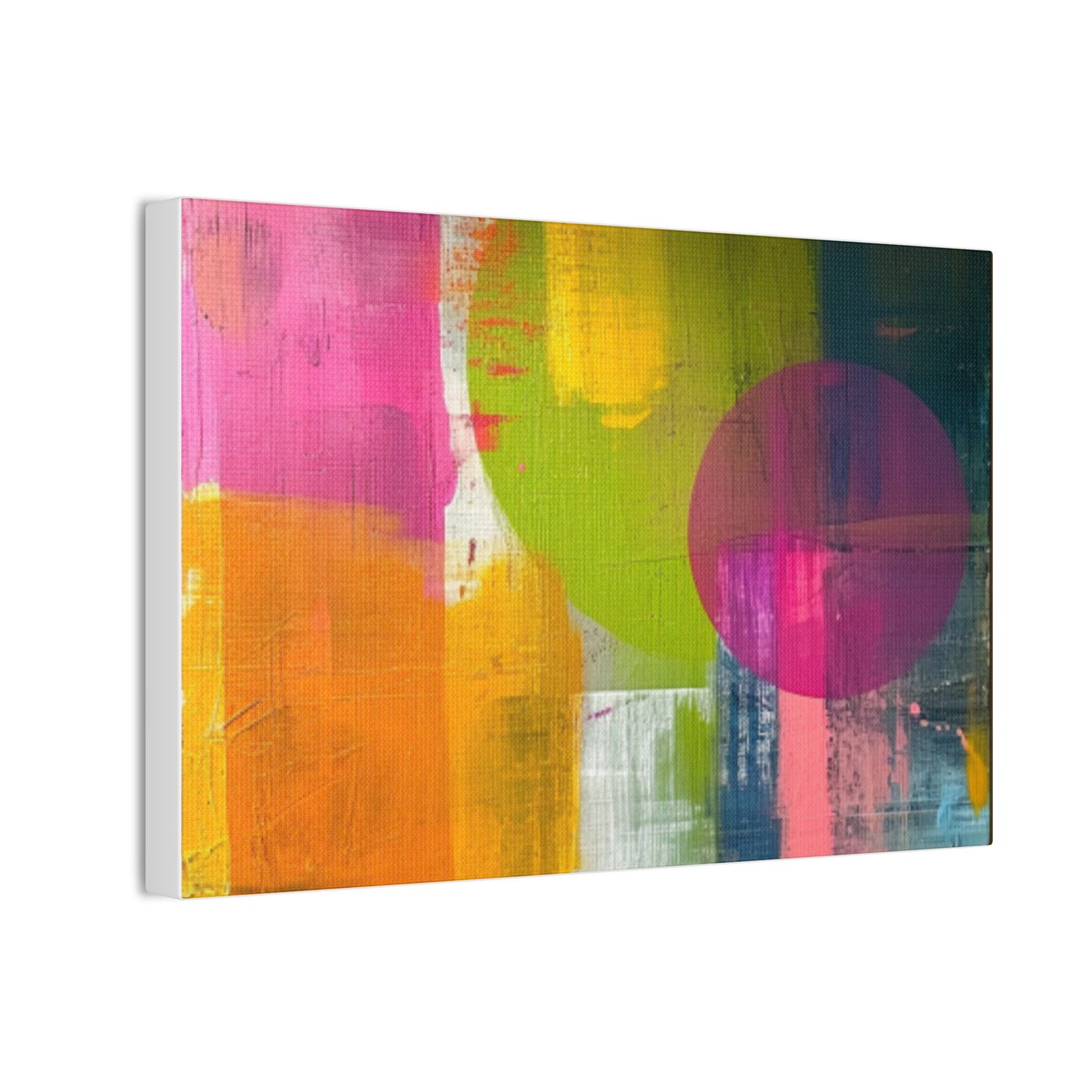 Primary Elegance: A Symphony of Sophistication Canvas Print