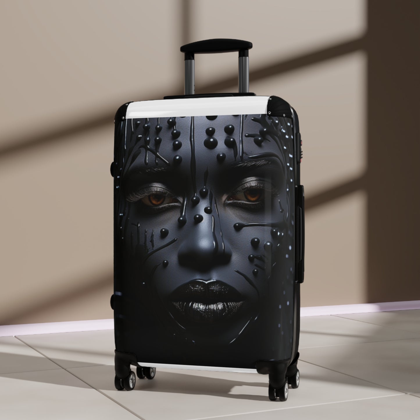 Melanated Jetsetter: Afro Expedition: Stylish Travel Luggage Pieces